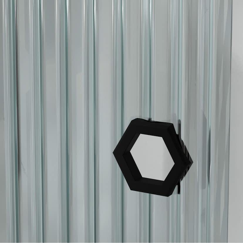 Duschhörn Hietakari Forma 369 Fast Vägg och Vikbar Dörr