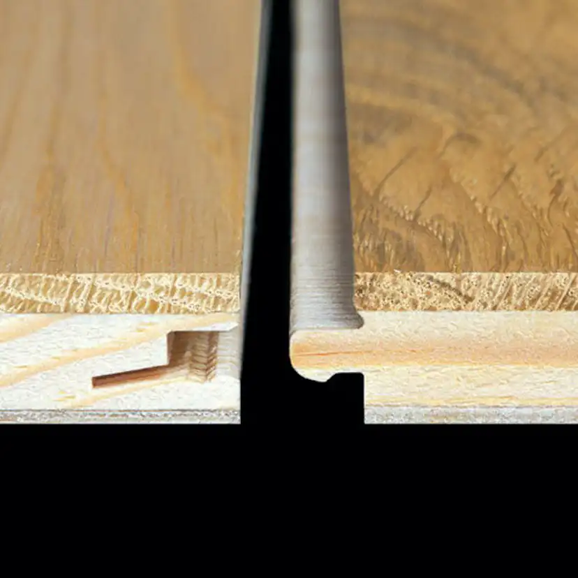 Parkettgolv Berg & Berg Ek L Lappland Dark Borstad Naturolja 3-Stav