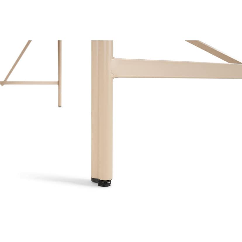 Trädgårdsbord Comfort Garden Jarva Stort Rektangulärt Matbord Utomhus 200 cm i metall