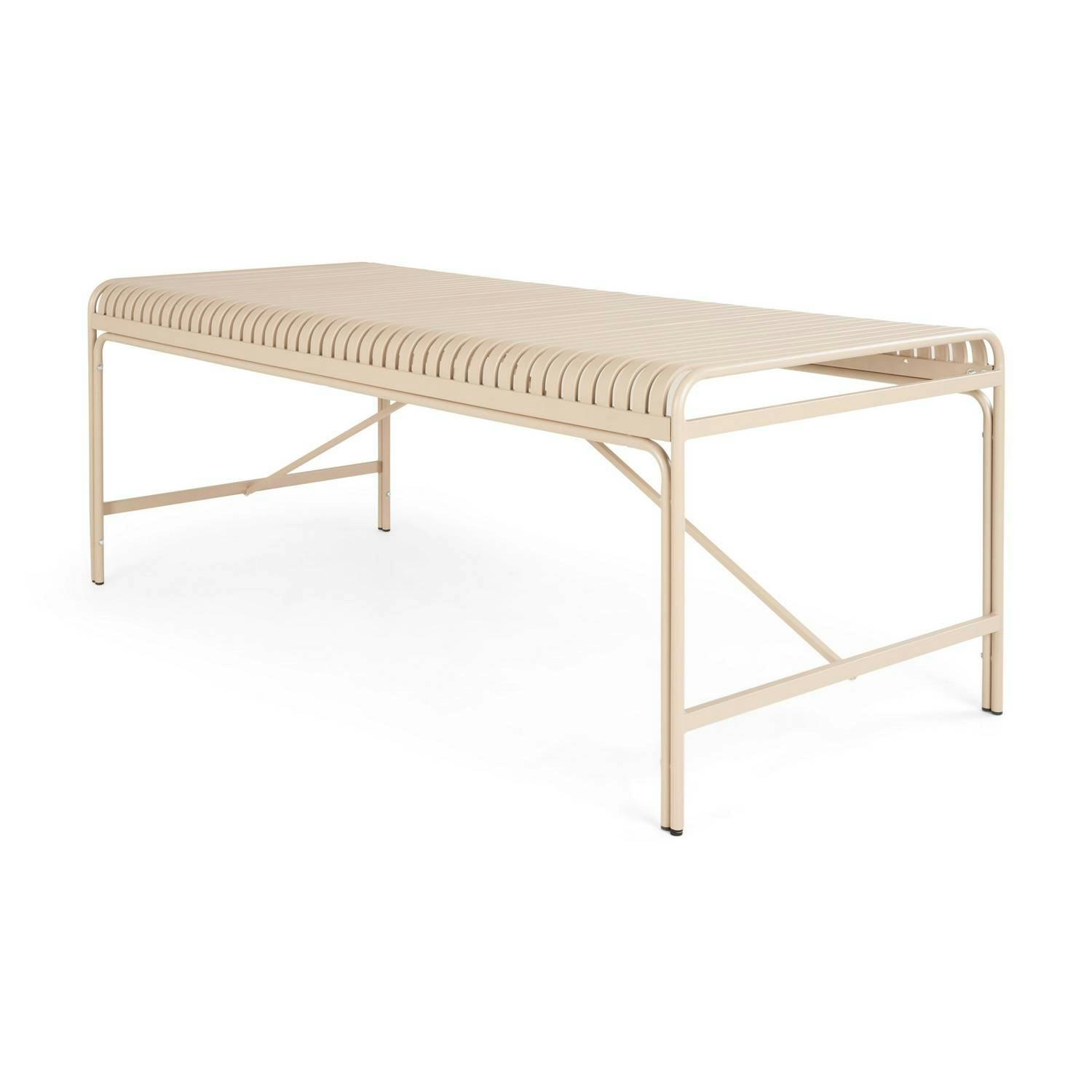 Trädgårdsbord Comfort Garden Jarva Stort Rektangulärt Matbord Utomhus 200 cm i metall