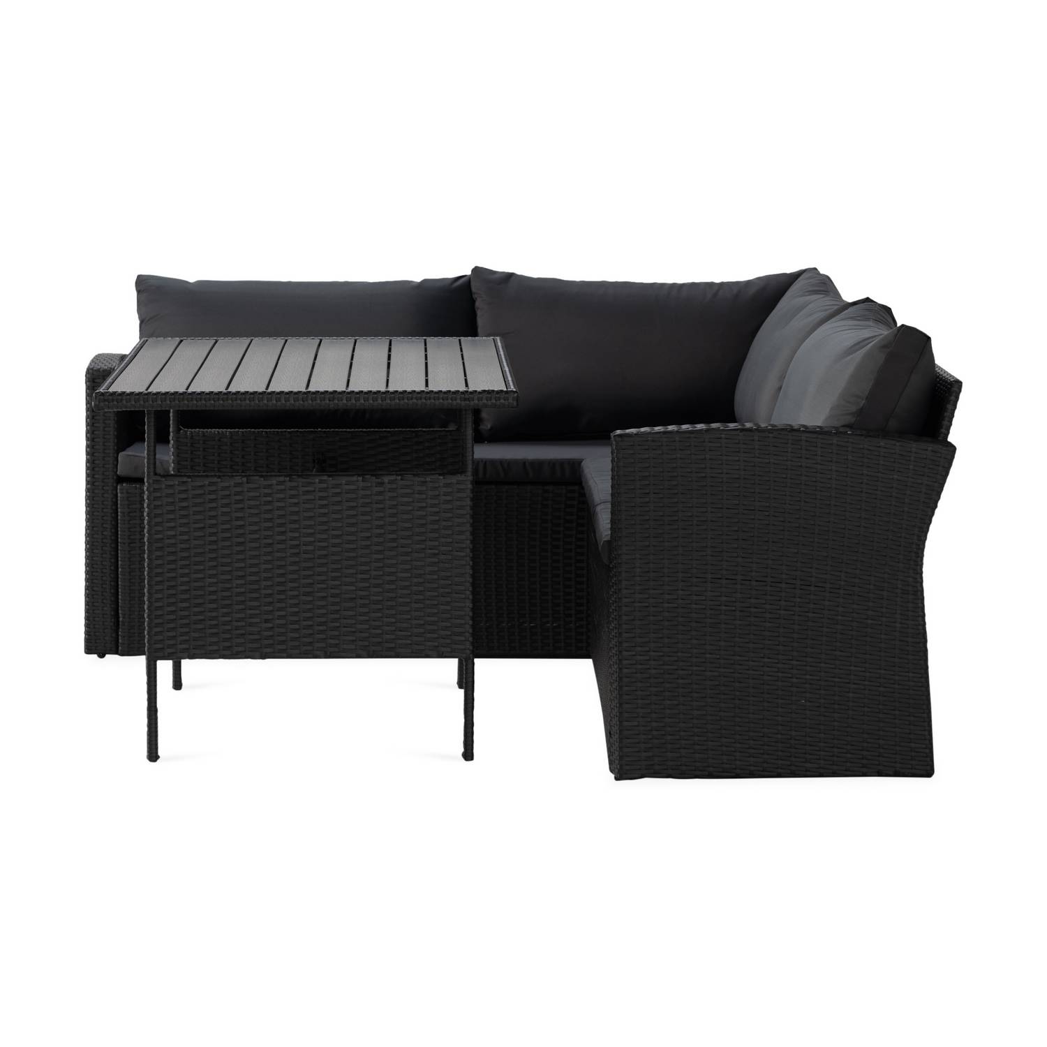 Loungegrupp Comfort Garden James Light Soffgrupp Utomhus  5-sits med Bordsskiva i Aintwood