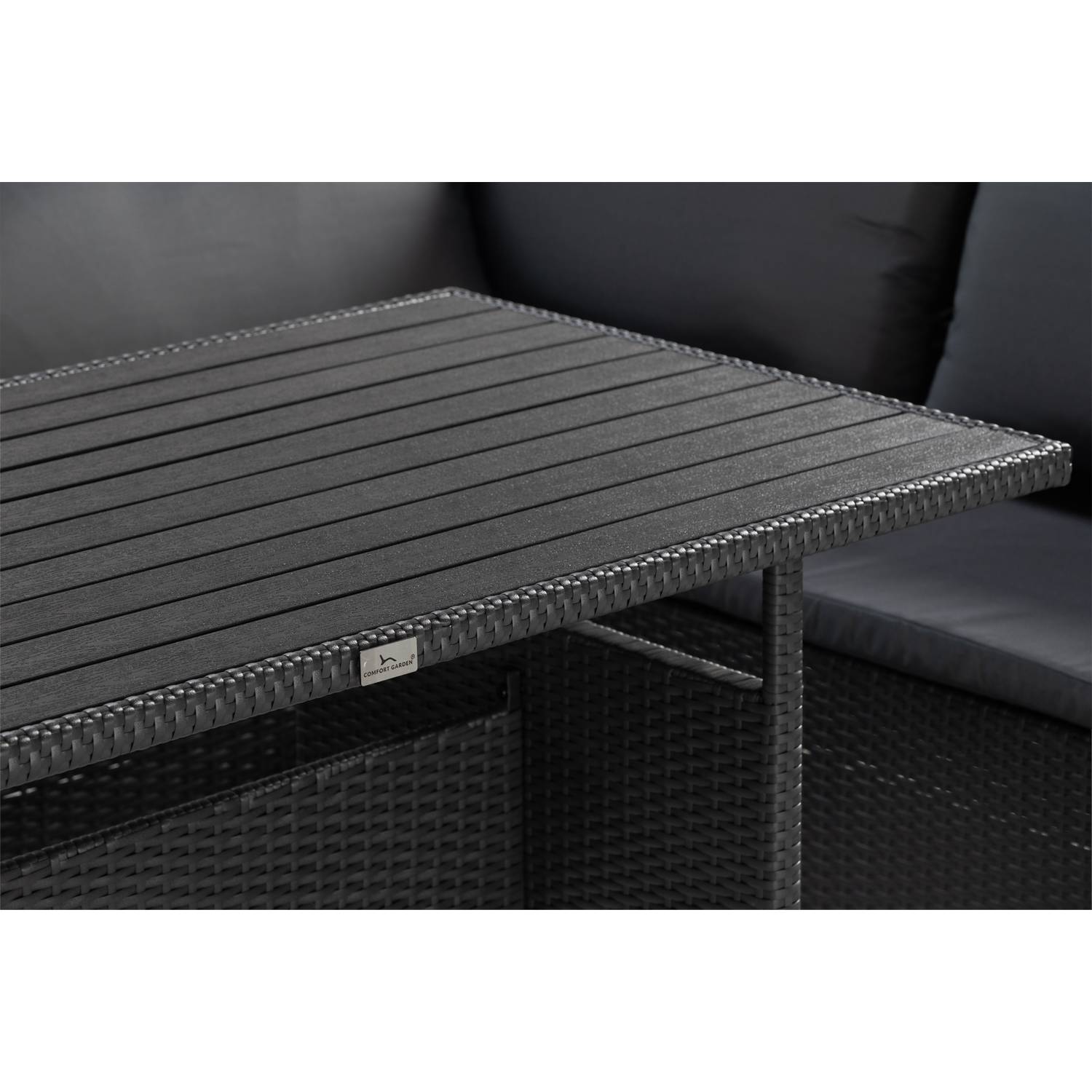 Loungegrupp Comfort Garden James Light Soffgrupp Utomhus  5-sits med Bordsskiva i Aintwood