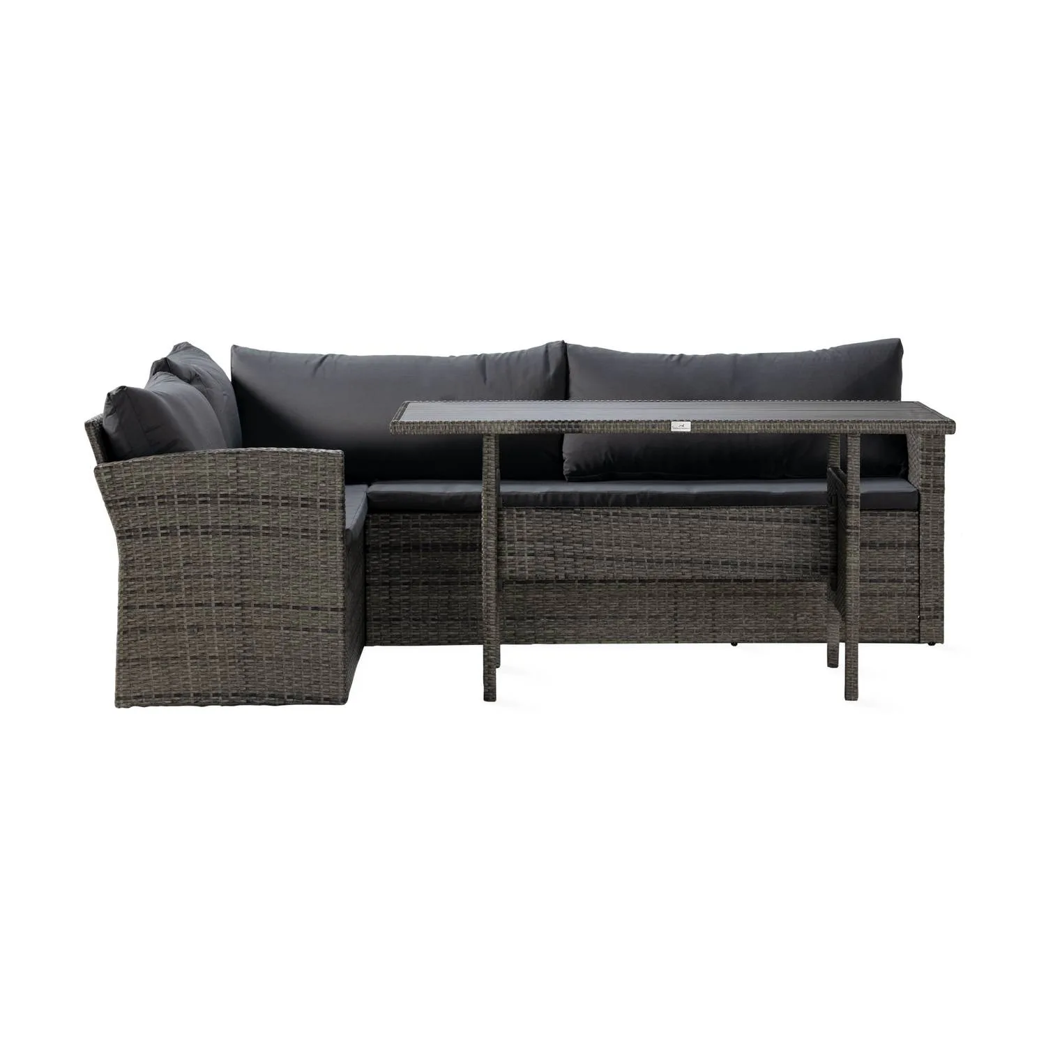 Loungegrupp Comfort Garden James Light Soffgrupp Utomhus 5-sits med Bordsskiva i Aintwood