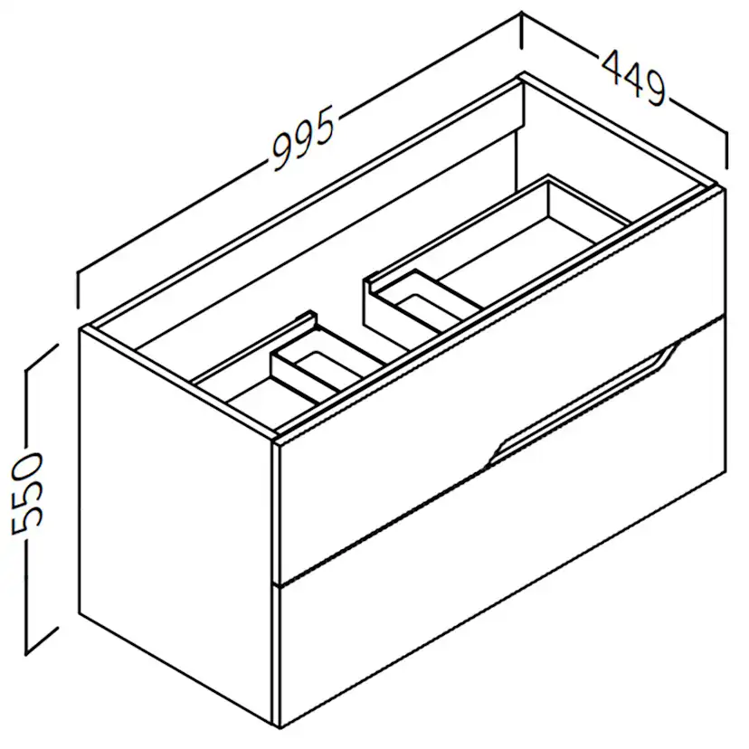 Tvättställsskåp Tenfors Bambu