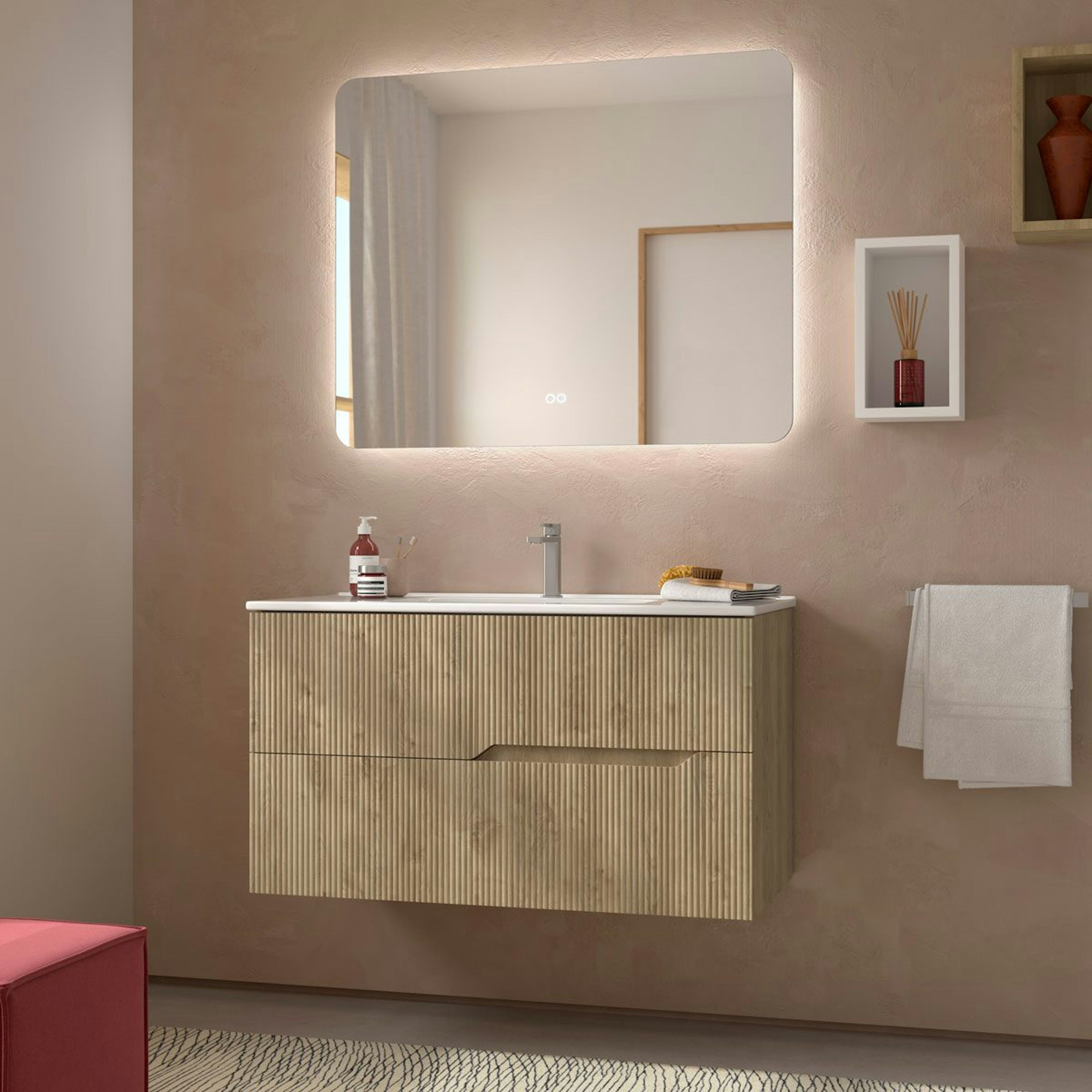 Tvättställsskåp Tenfors Bambu