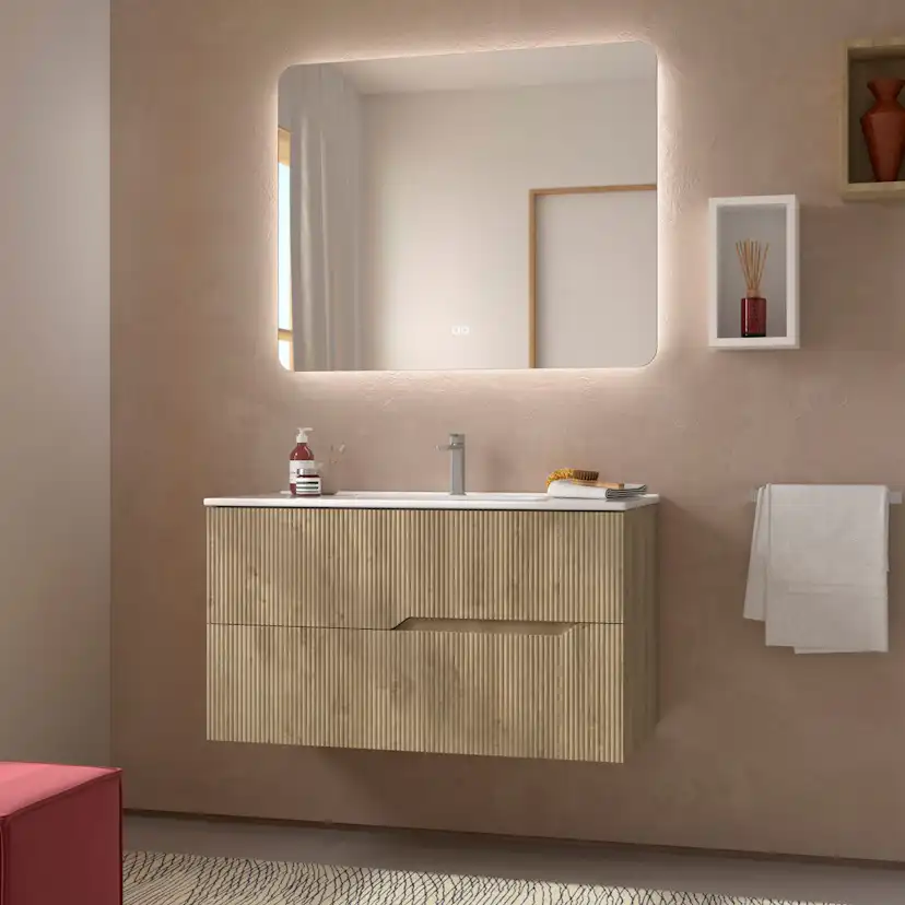 Tvättställsskåp Tenfors Bambu