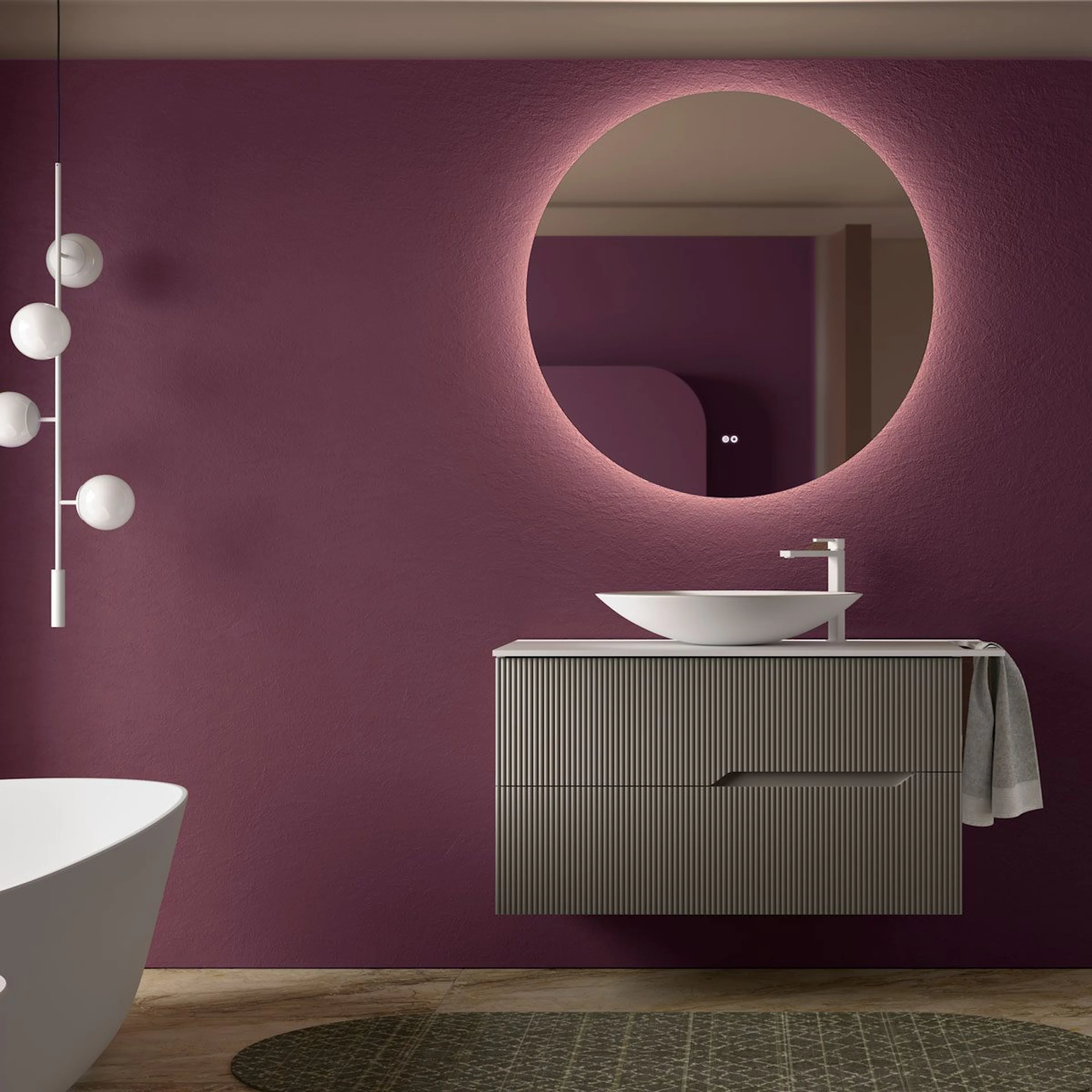 Tvättställsskåp Tenfors Bambu