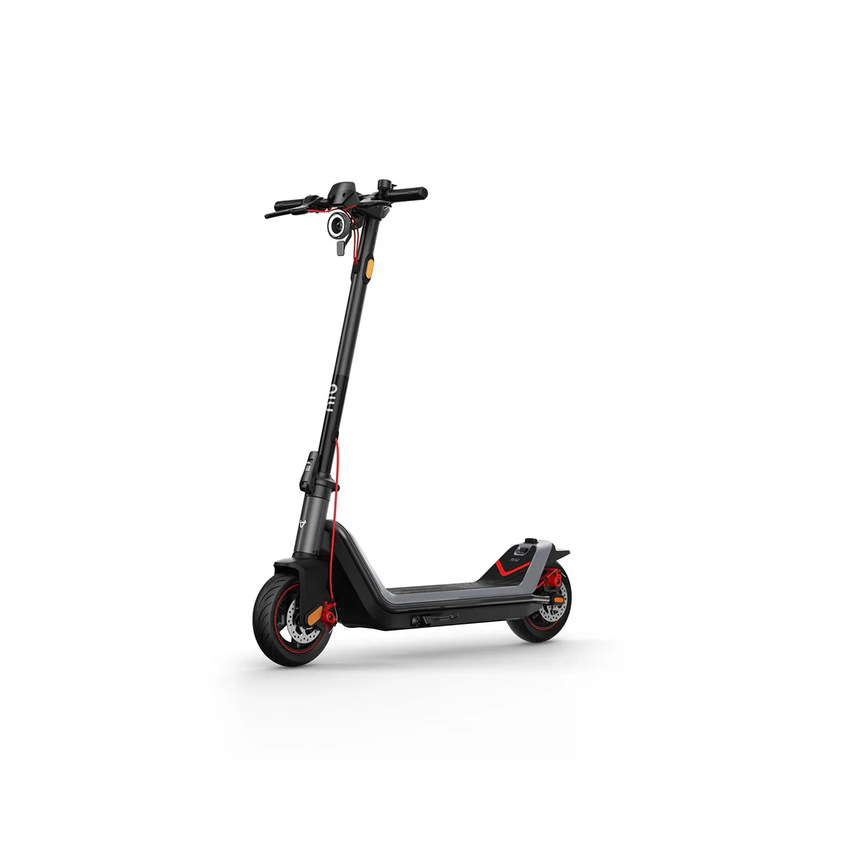 Elscooter NIU KQi3 MAX EU-BG Elsparkcykel i Svart med Trippel-Bromssystem, 25 km/h