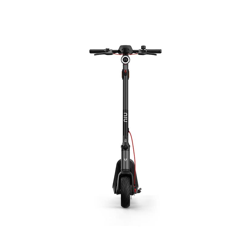 Elscooter NIU KQi3 MAX EU-BG Elsparkcykel i Svart med Trippel-Bromssystem, 25 km/h