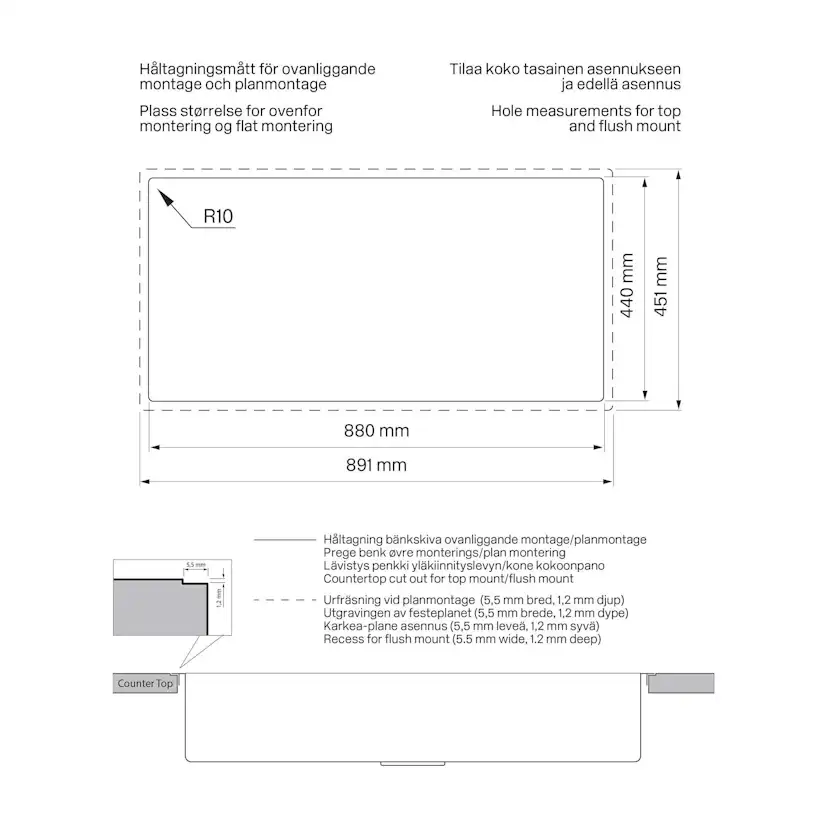 Diskbänk Tapwell 8140