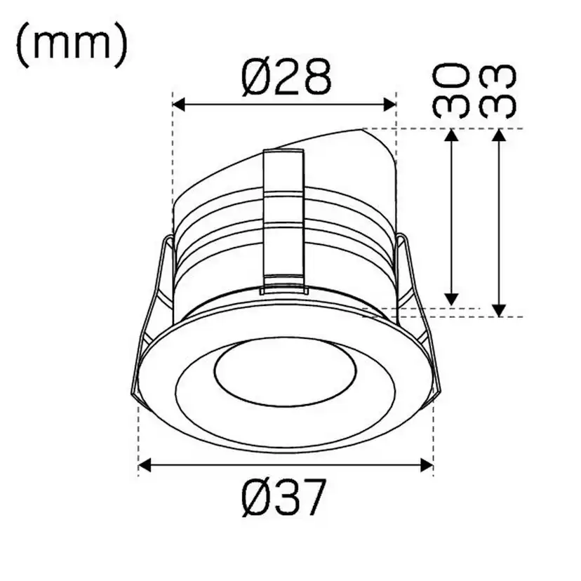 Downlight Hide-a-lite Core Smart Outdoor 3-pack Vit 3000K