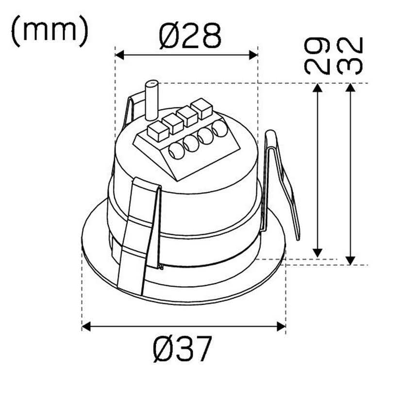 Downlight Hide-a-lite Core Smart Outdoor 3000K