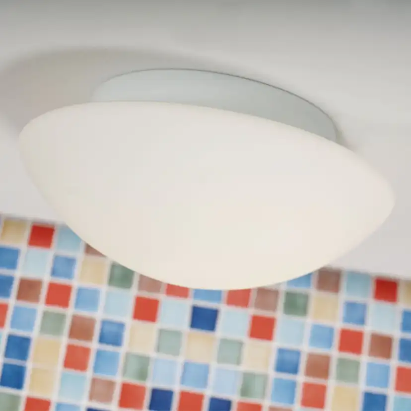 Plafond Nordlux Ufo 23 Vit Taklampa Metall/Glas