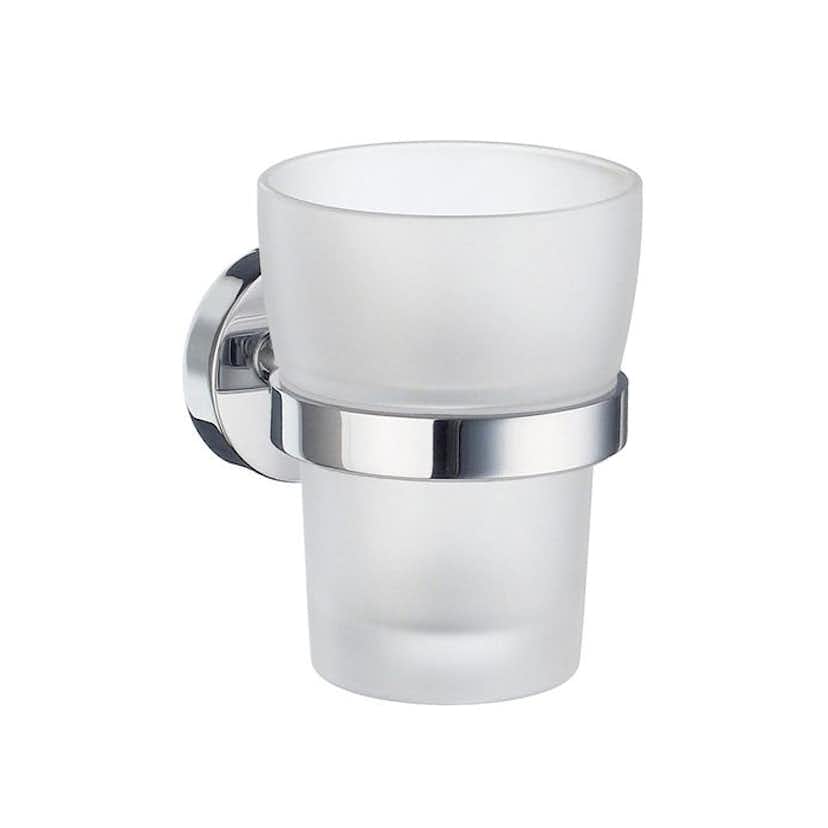 Tandborstglas Smedbo Home HK343 Krom/Frostat Glas