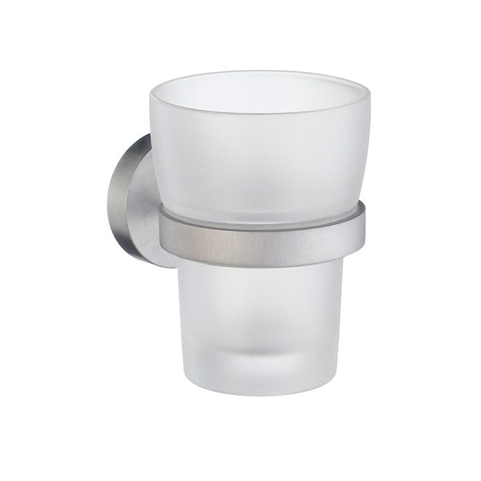 Tandborstglas Smedbo Home HS343 Krom/Frostat Glas