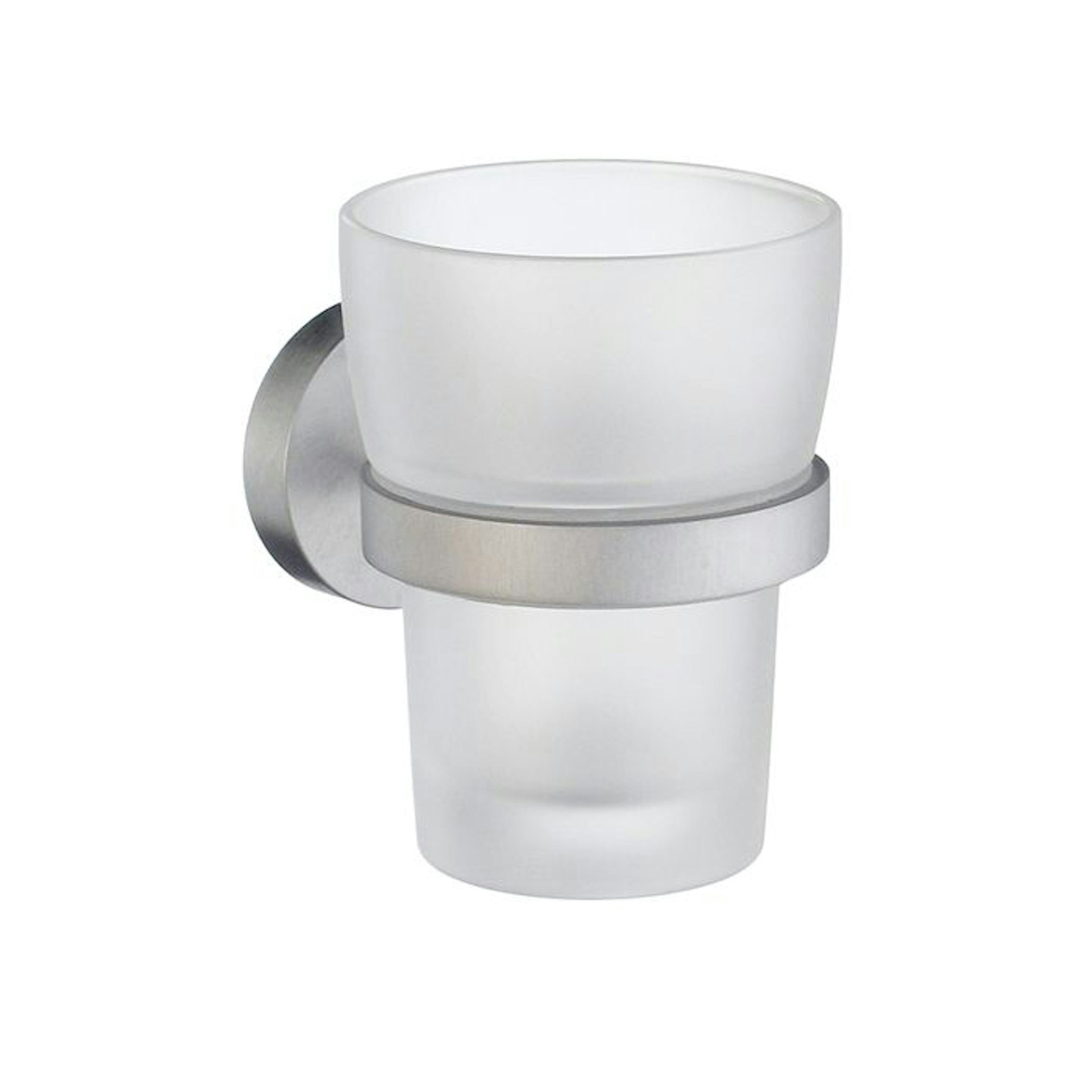 Tandborstglas Smedbo Home HS343 Krom/Frostat Glas