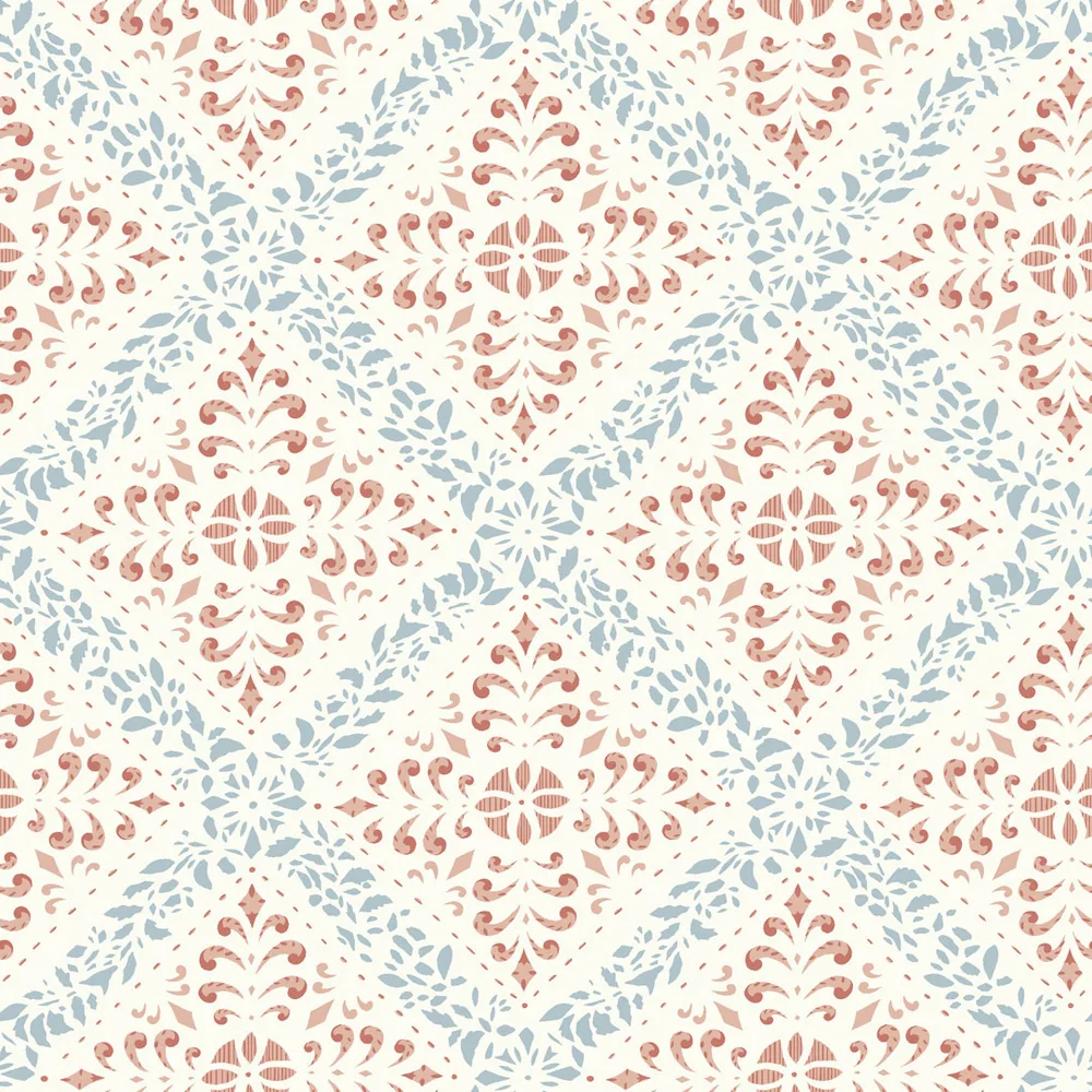 Tapet Boråstapeter Anno 4514 Nyborg EasyUp, Mönstrad Vit