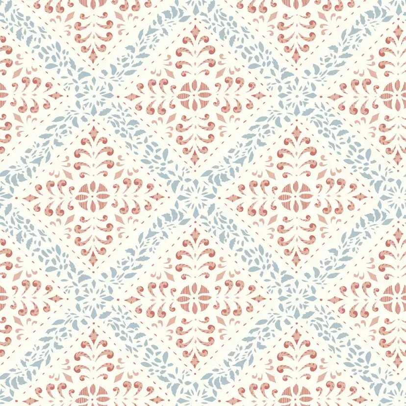 Tapet Boråstapeter Anno 4514 Nyborg EasyUp, Mönstrad Vit