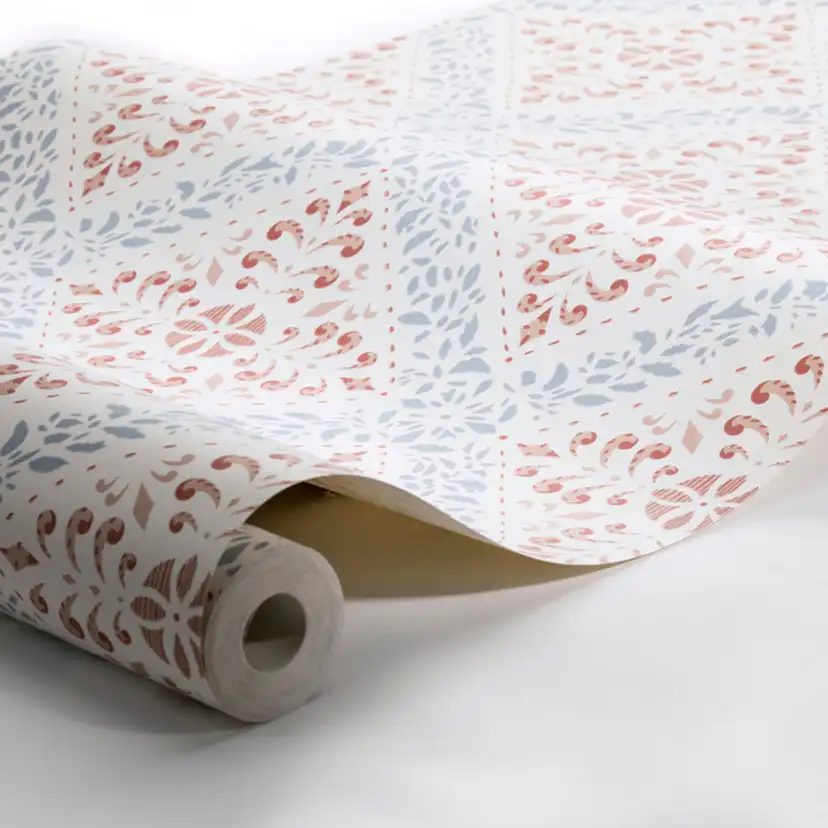 Tapet Boråstapeter Anno 4514 Nyborg EasyUp, Mönstrad Vit