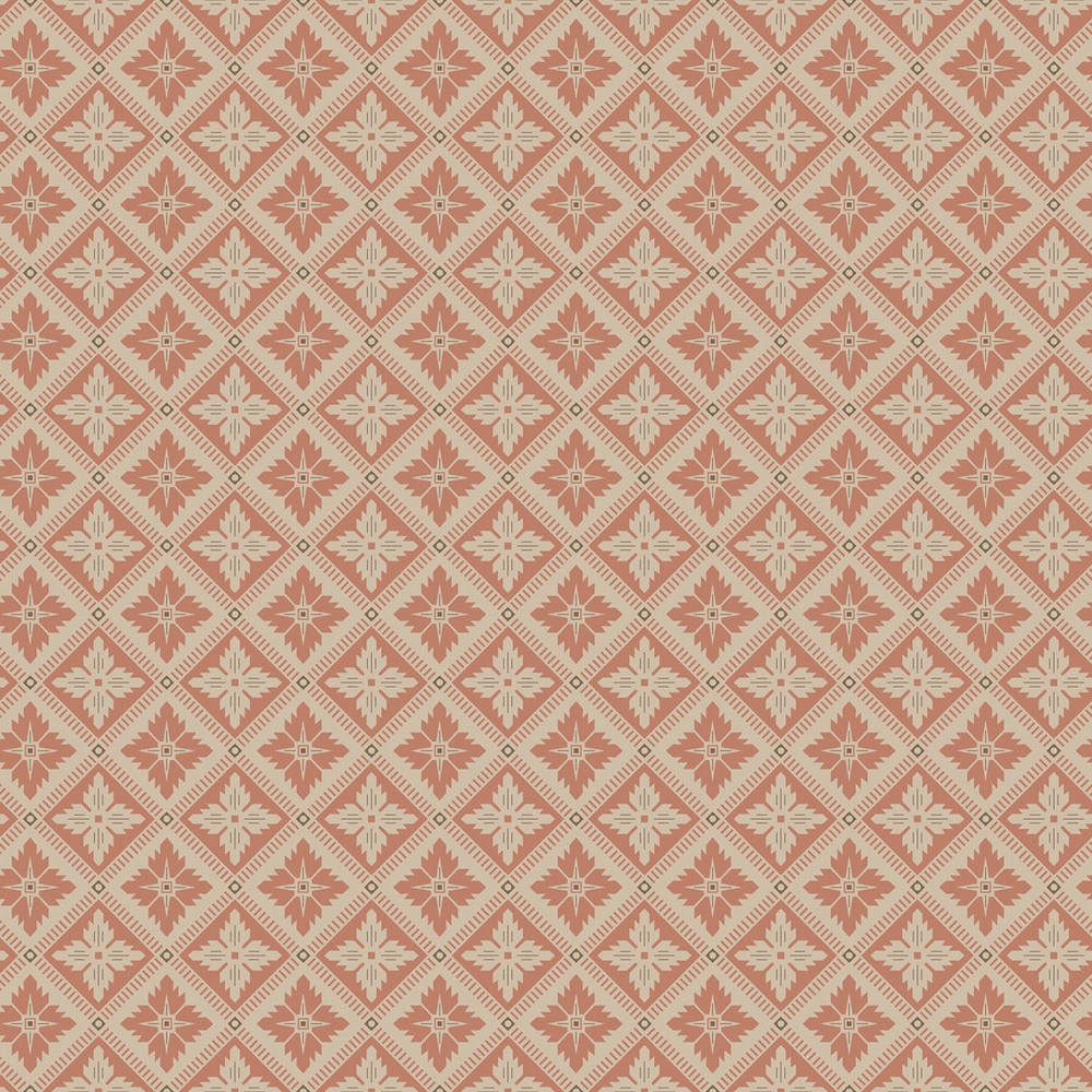 Tapet Boråstapeter Anno 4530 Loka EasyUp, Mönstrad Röd