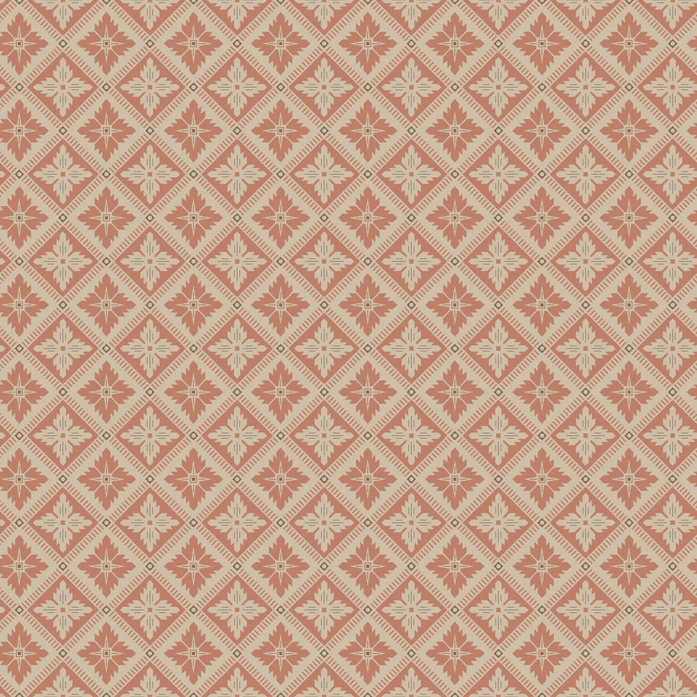 Tapet Boråstapeter Anno 4530 Loka EasyUp, Mönstrad Röd