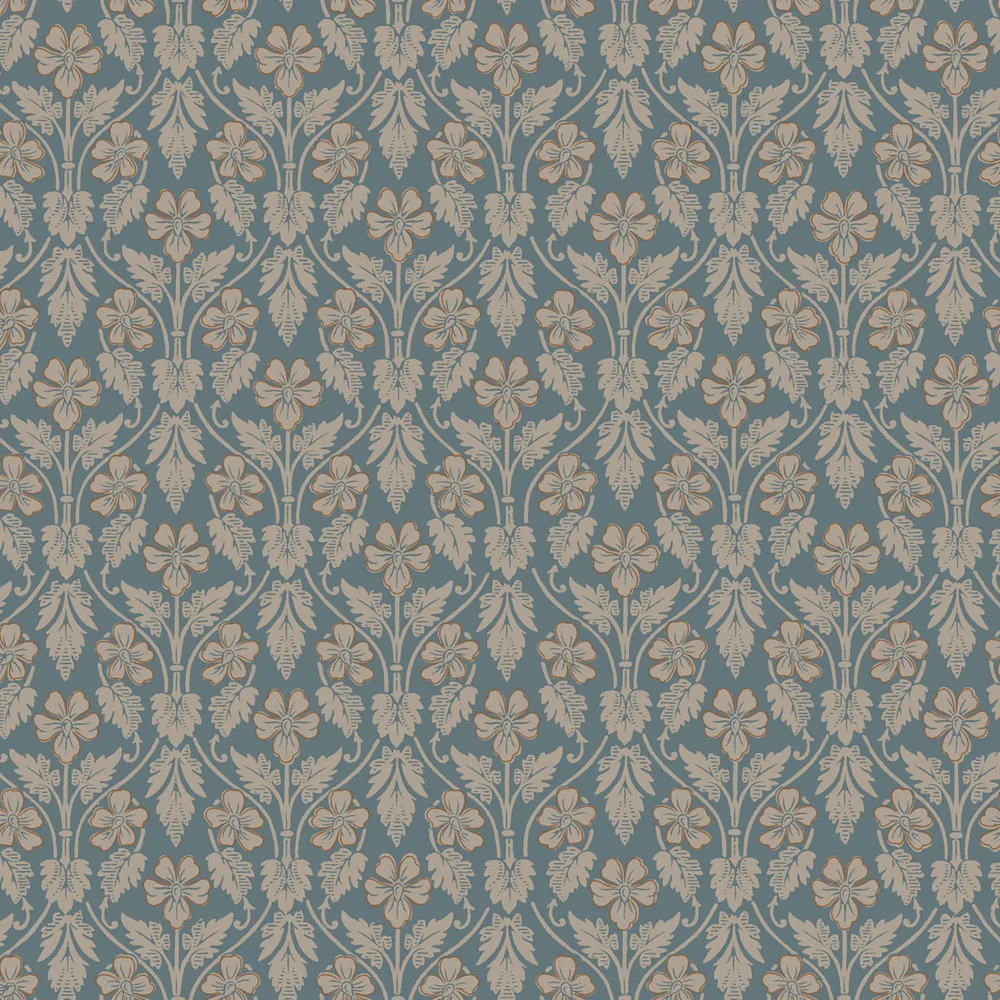 Tapet Boråstapeter Anno 4535 Nora EasyUp, Mönstrad Blå