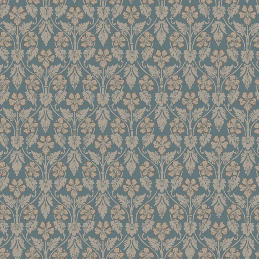 Tapet Boråstapeter Anno 4535 Nora EasyUp, Mönstrad Blå