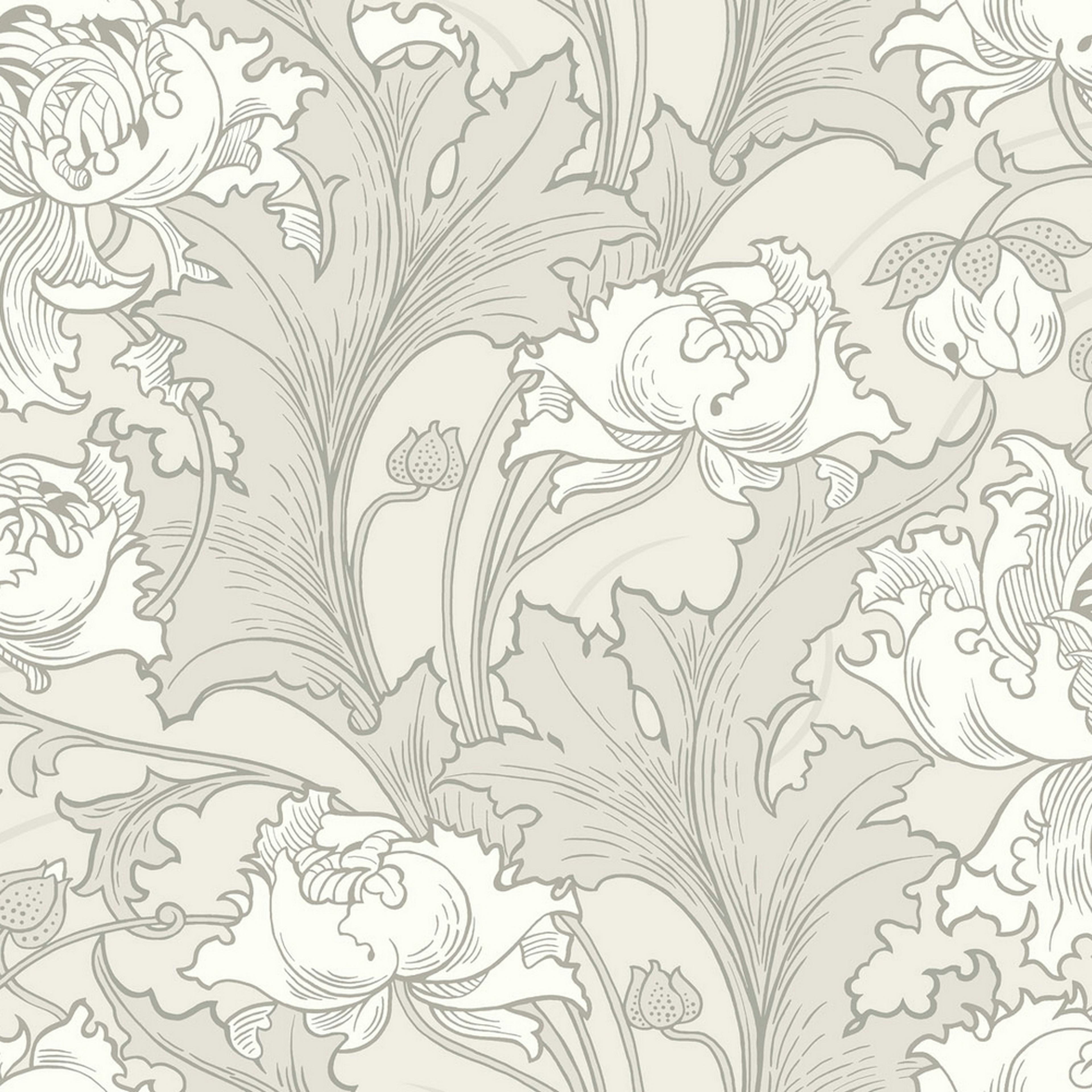 Tapet Boråstapeter Anno Siri 4540 EasyUp, Mönstrad Grå