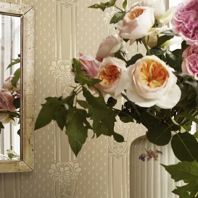 Tapet Boråstapeter Anno Ellen 4541 EasyUp, Mönstrad Gul