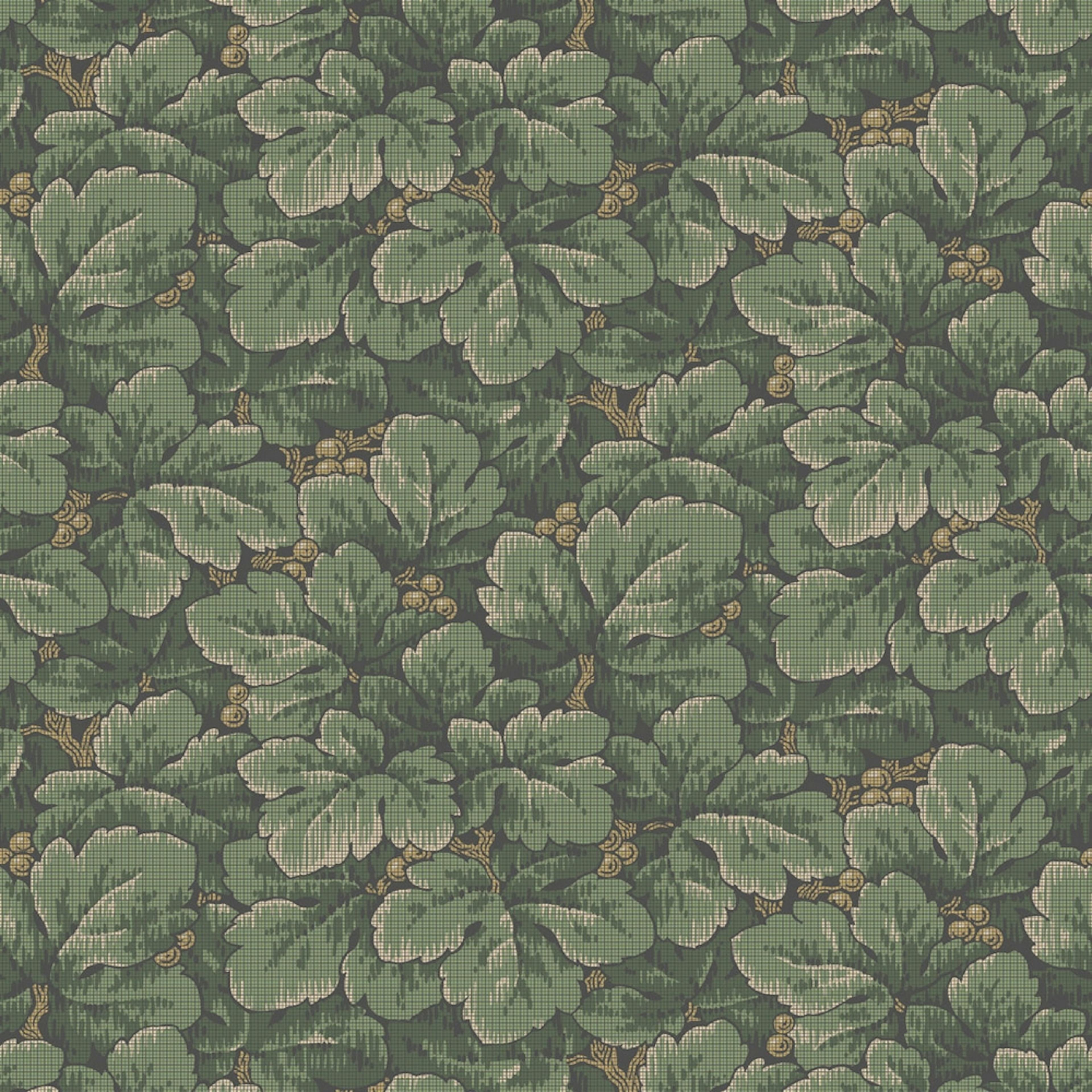 Tapet Boråstapeter Anno 4544 Waldemar EasyUp, Mönstrad Grön