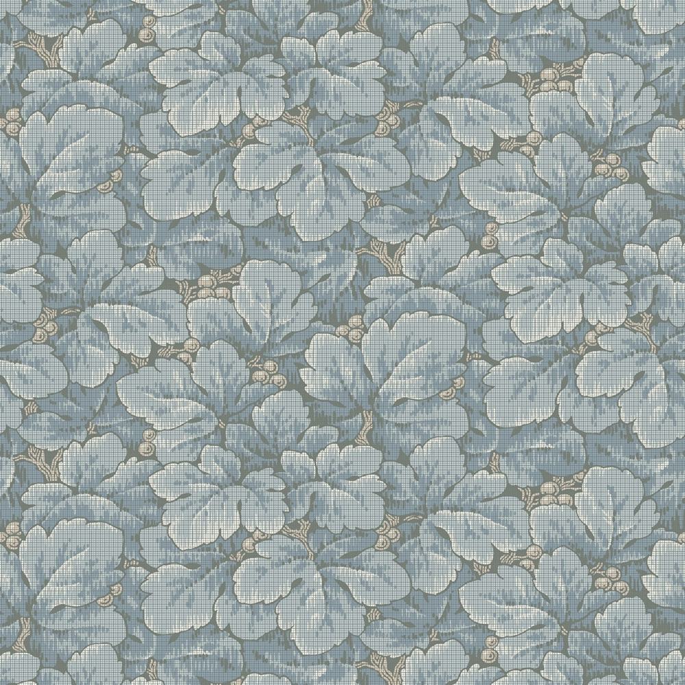 Tapet Boråstapeter Anno 4545 Waldemar EasyUp, Mönstrad Blå