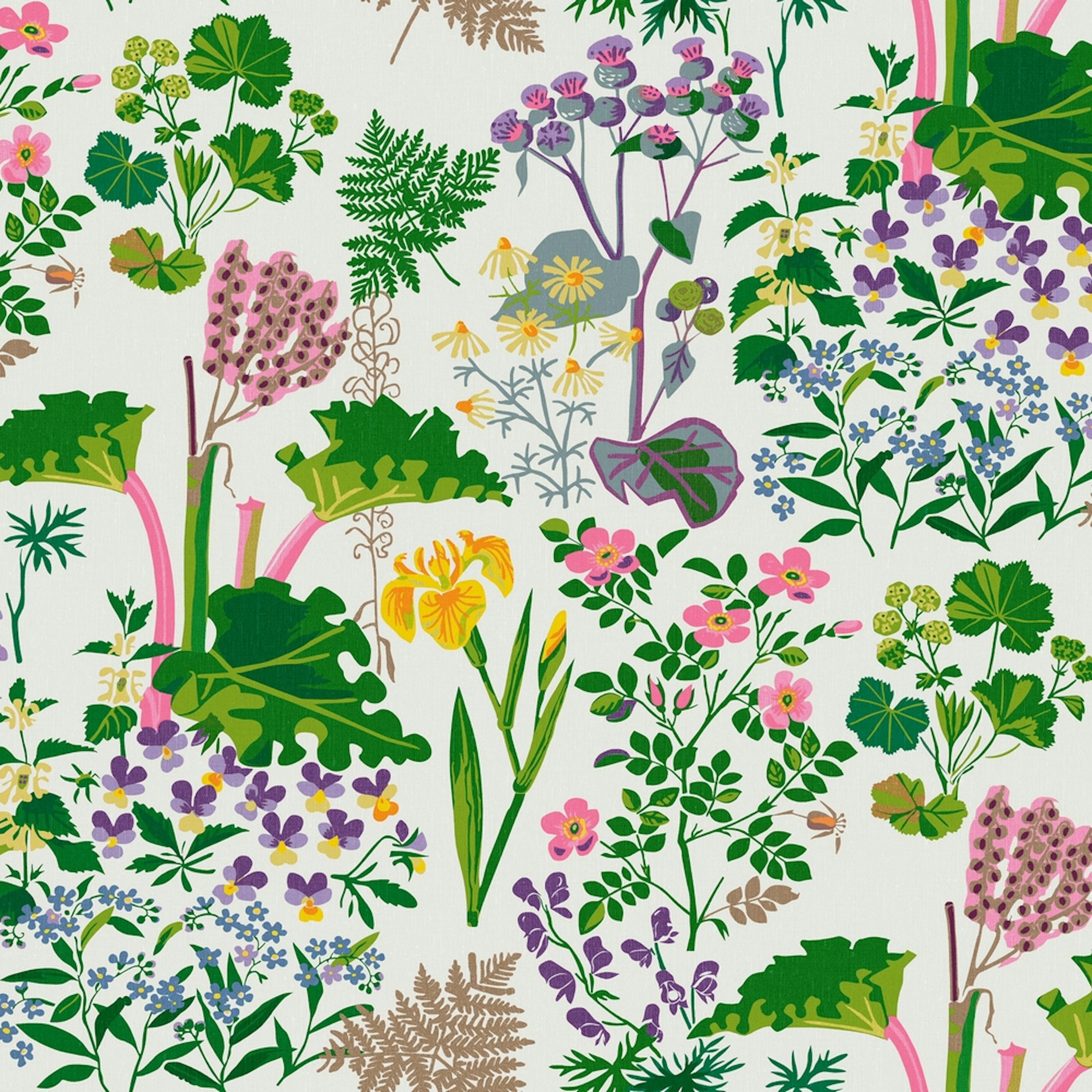 Tapet Boråstapeter Scandinavian Designers II Rabarber 1792