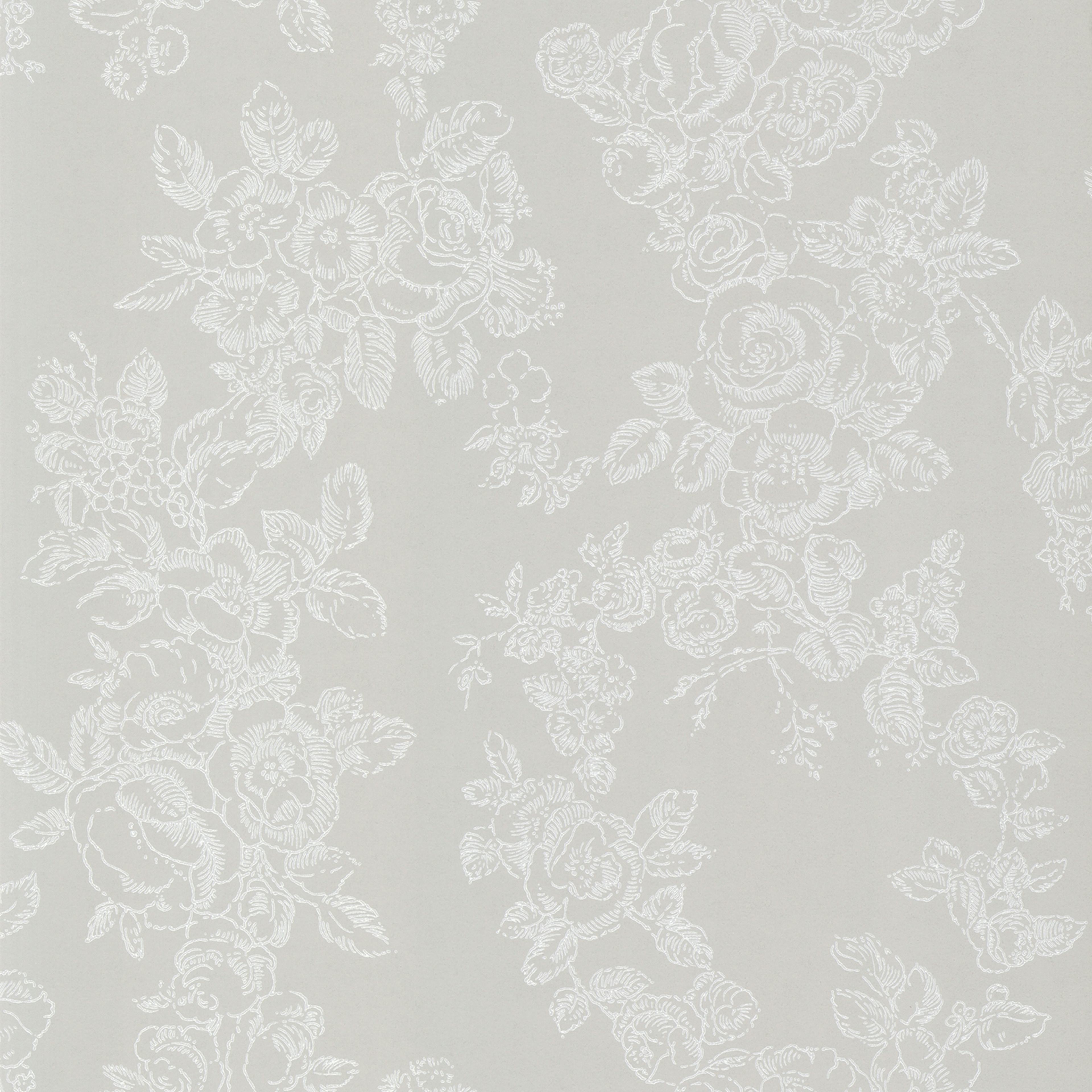 Tapet Decor Maison Queen Marie Grå