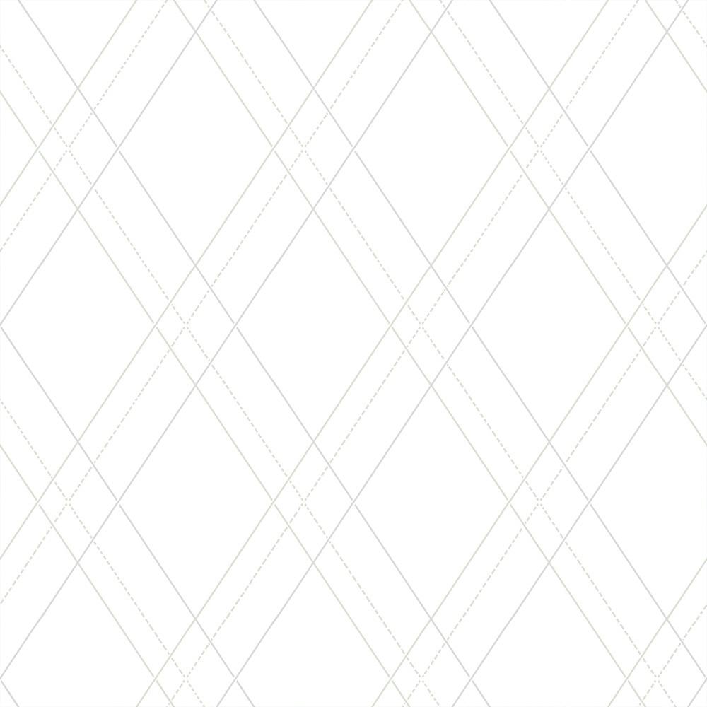 Tapet Duro Spira Harry 368-01 Geometrisk EasyUp, Mönstrad Silver