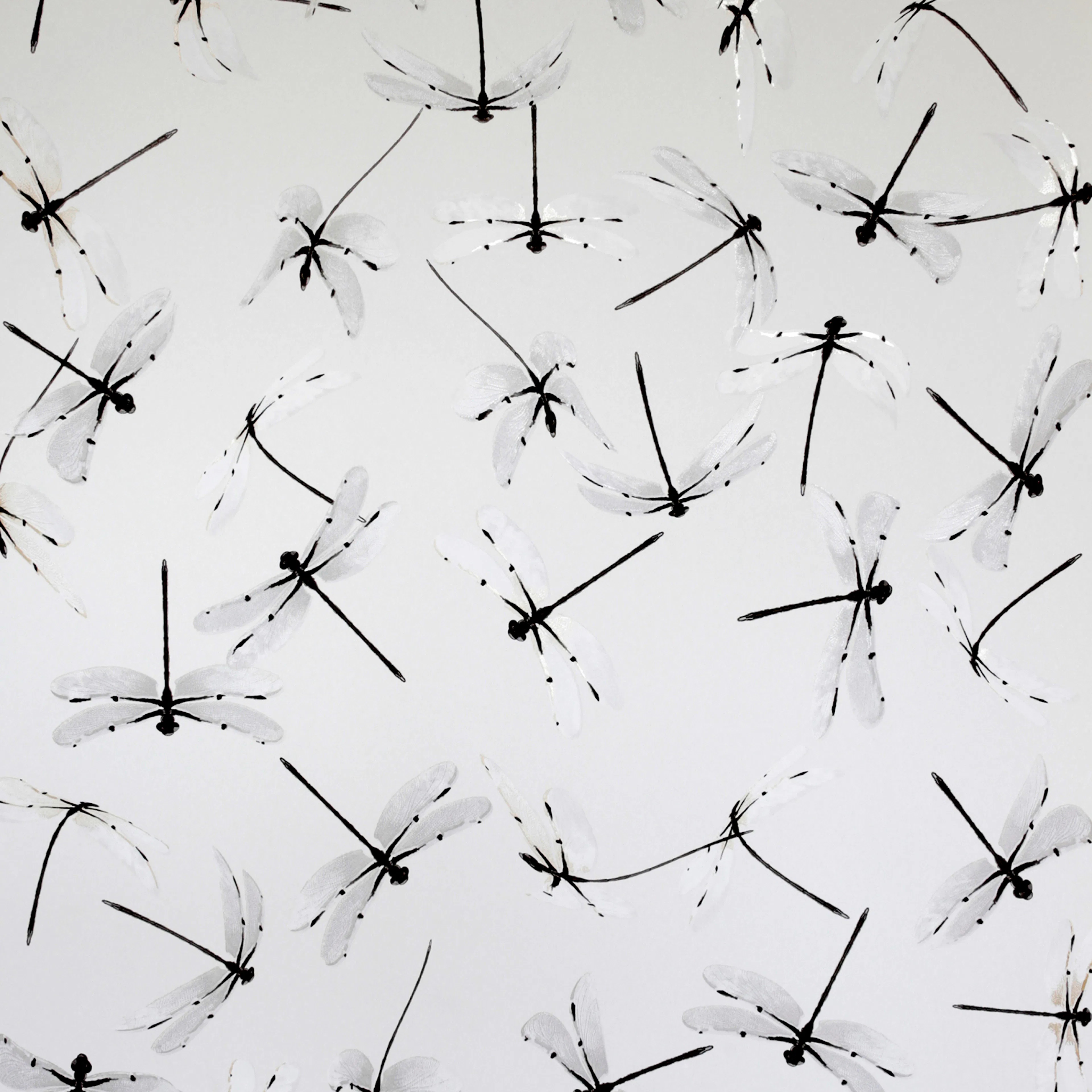 Tapet Mimou Dragonfly White