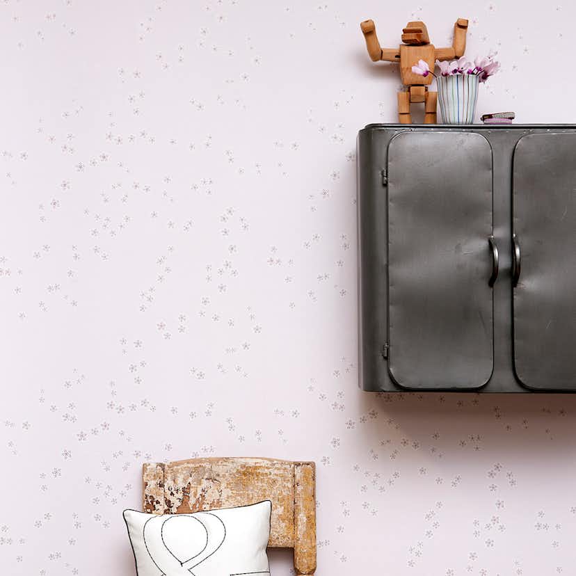 Tapet Mimou Falling Flowers Rose