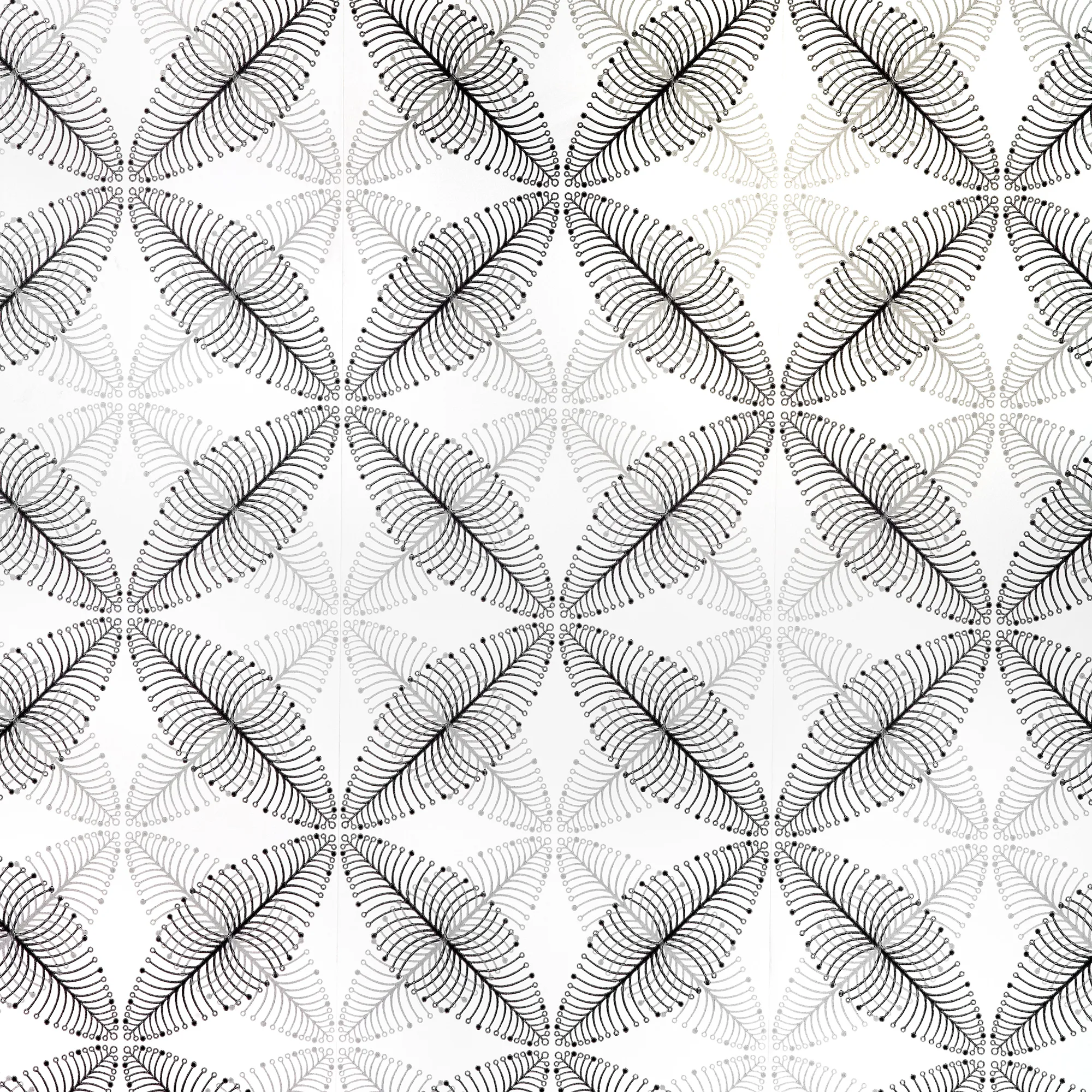 Tapet Mimou Garden Silver/Pewter