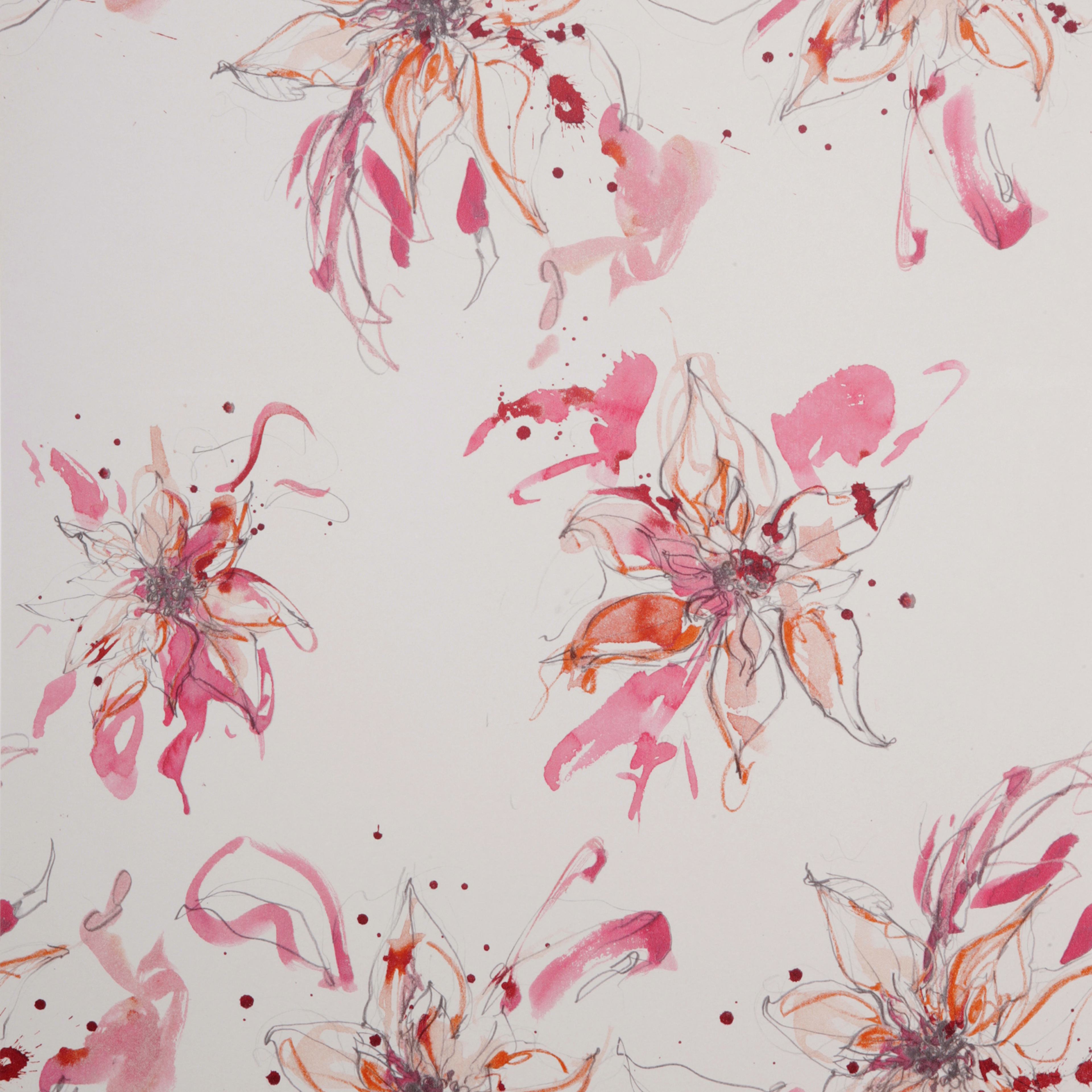 Tapet Mimou Poinsettia Fuchsia