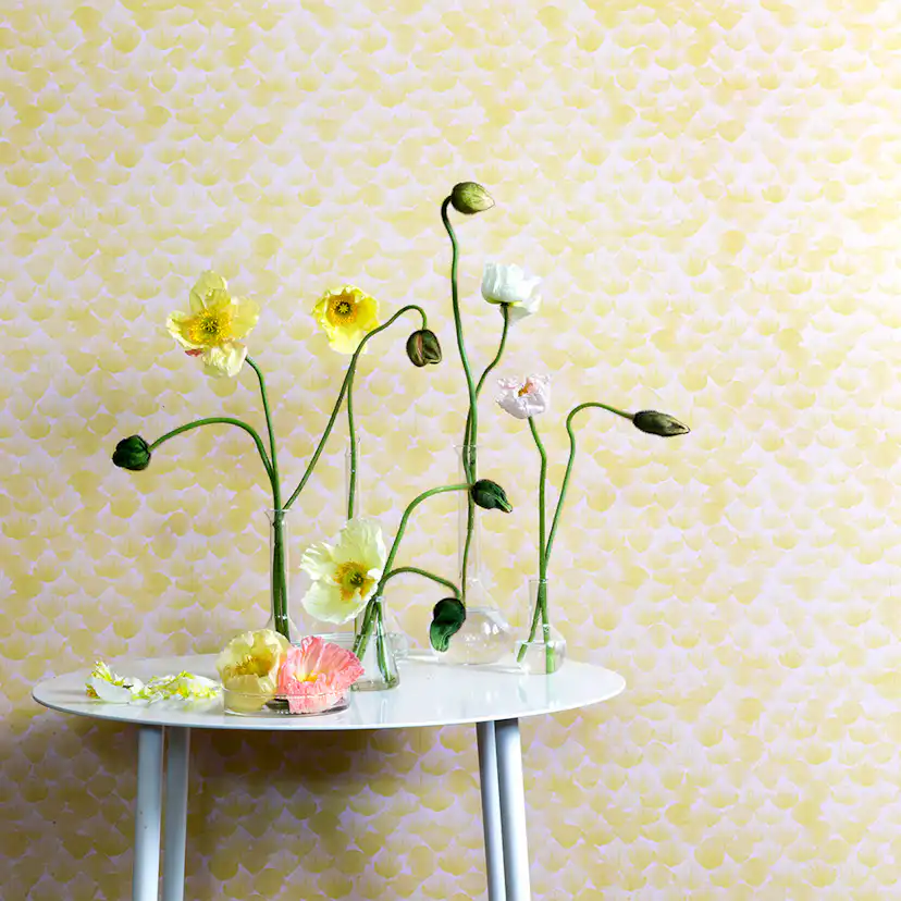 Tapet Mimou Poppy Rosa