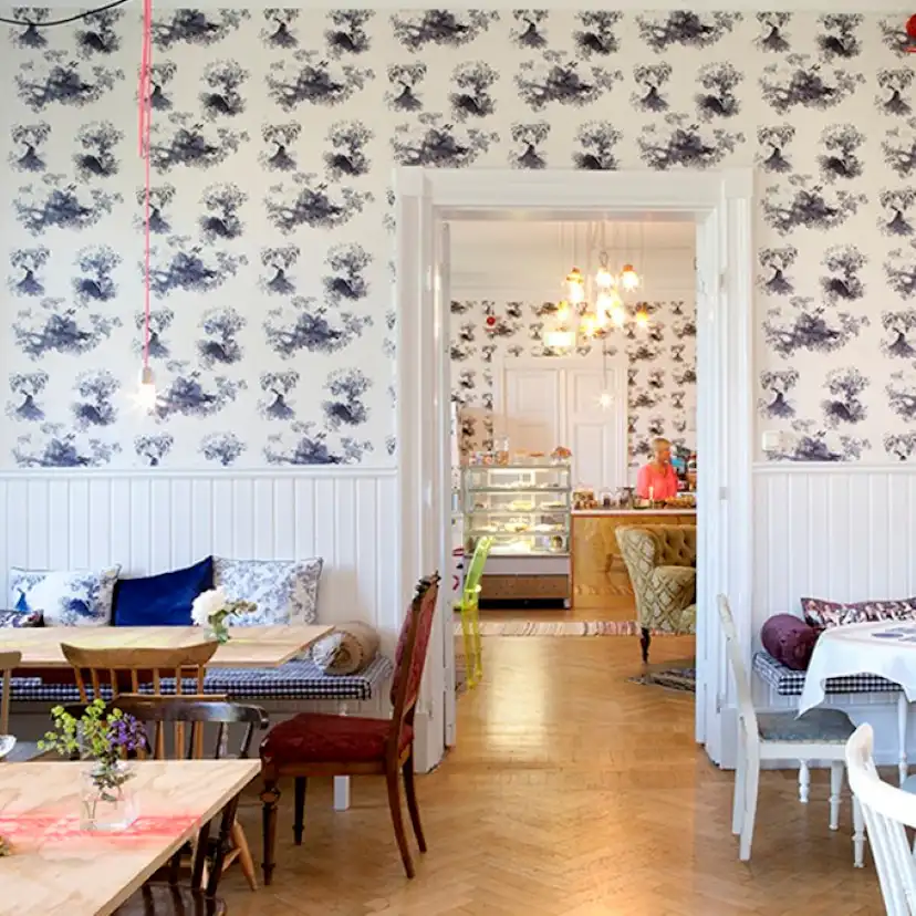 Tapet Mimou Toile Mesdames Denim