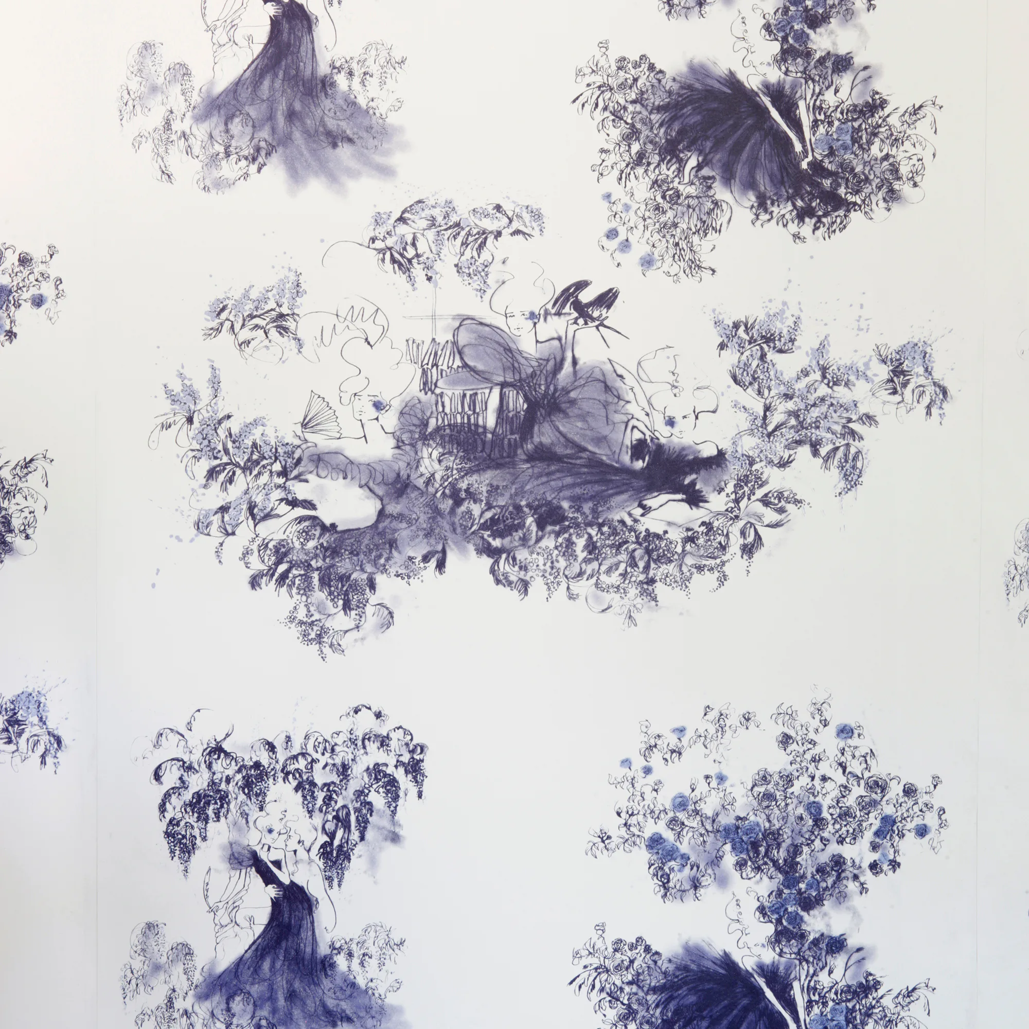 Tapet Mimou Toile Mesdames Denim