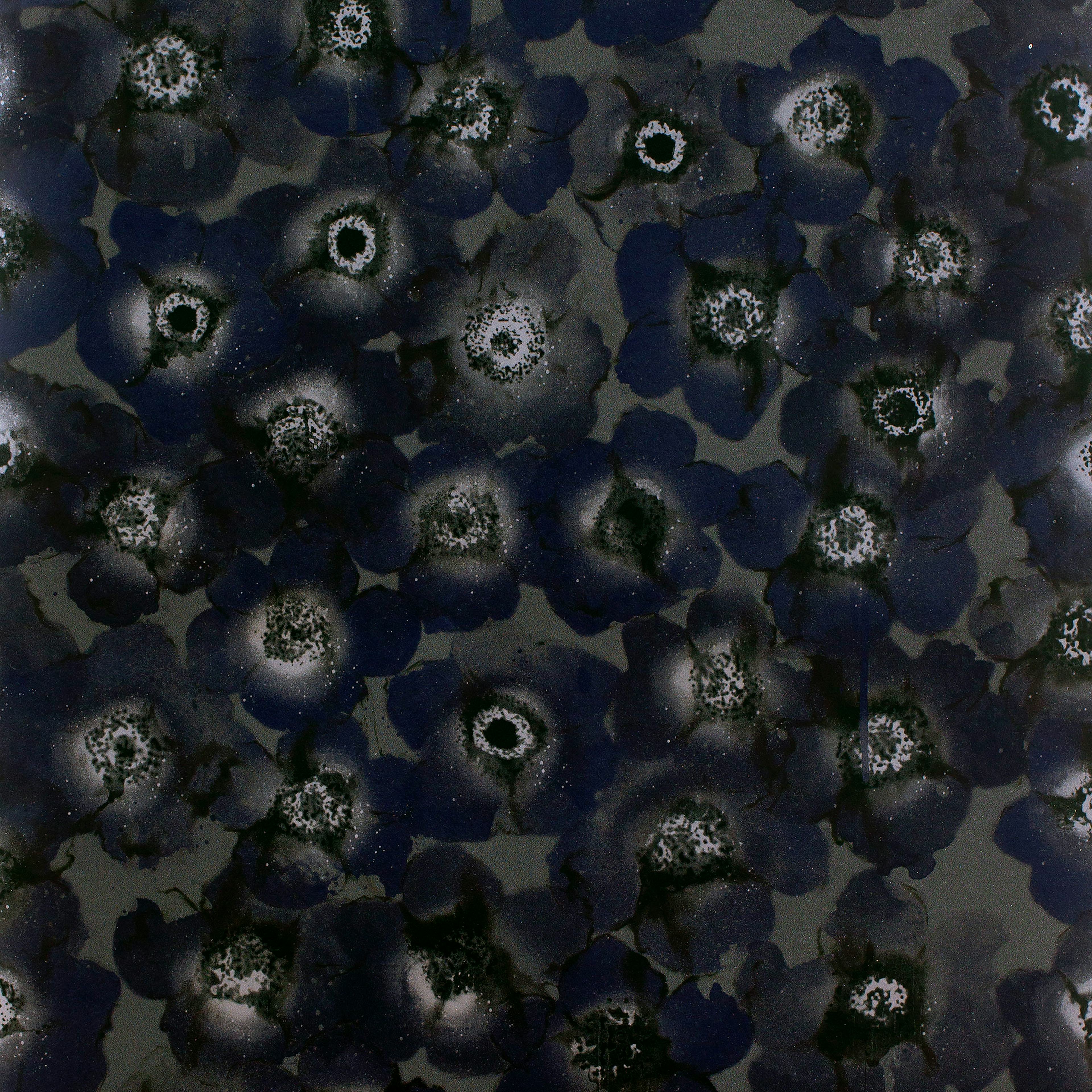 Tapet Mimou Windflower Blå