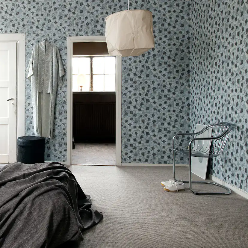 Tapet Mimou Windflower Grå