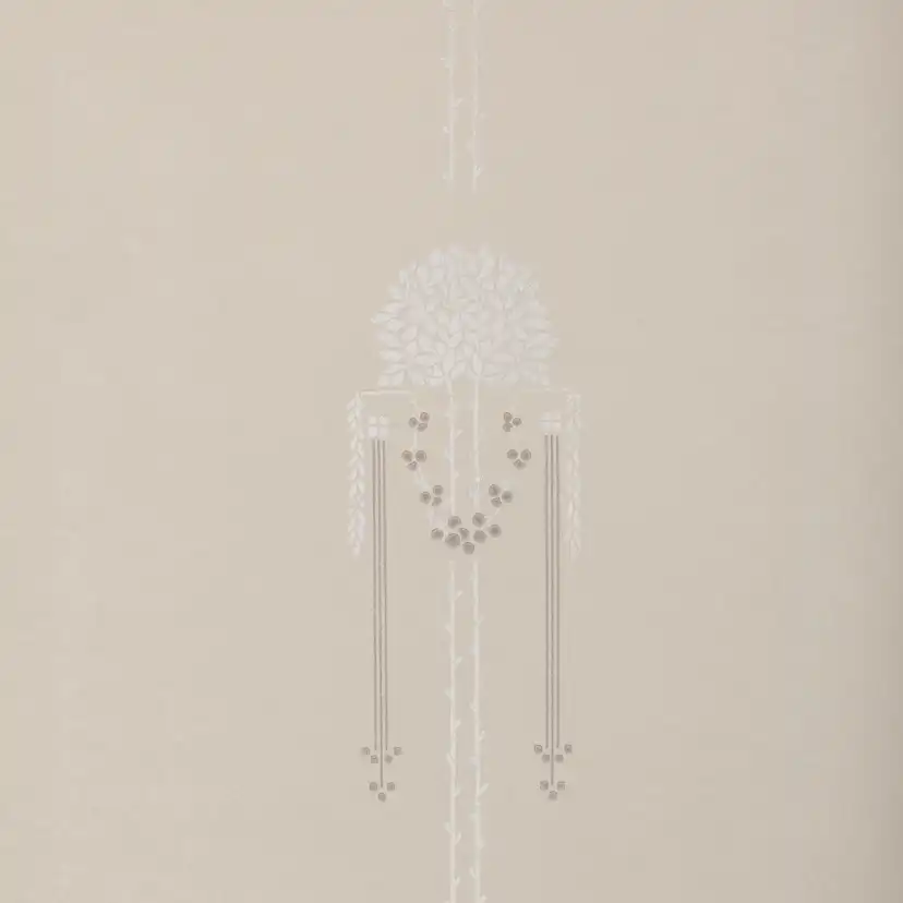 Tapet Paintpart Mormors Tid 4835-4 EasyUp, Mönstrad Vit