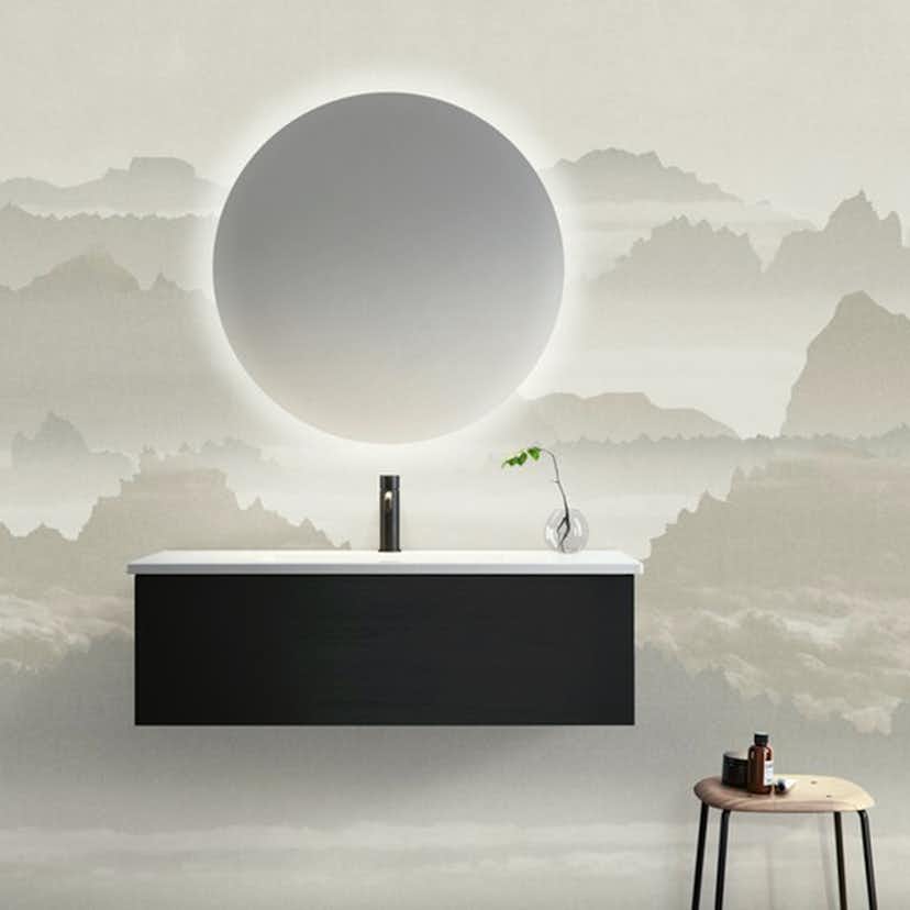 Våtrumsvägg Tarkett Aquarelle Misty Mountain Blue