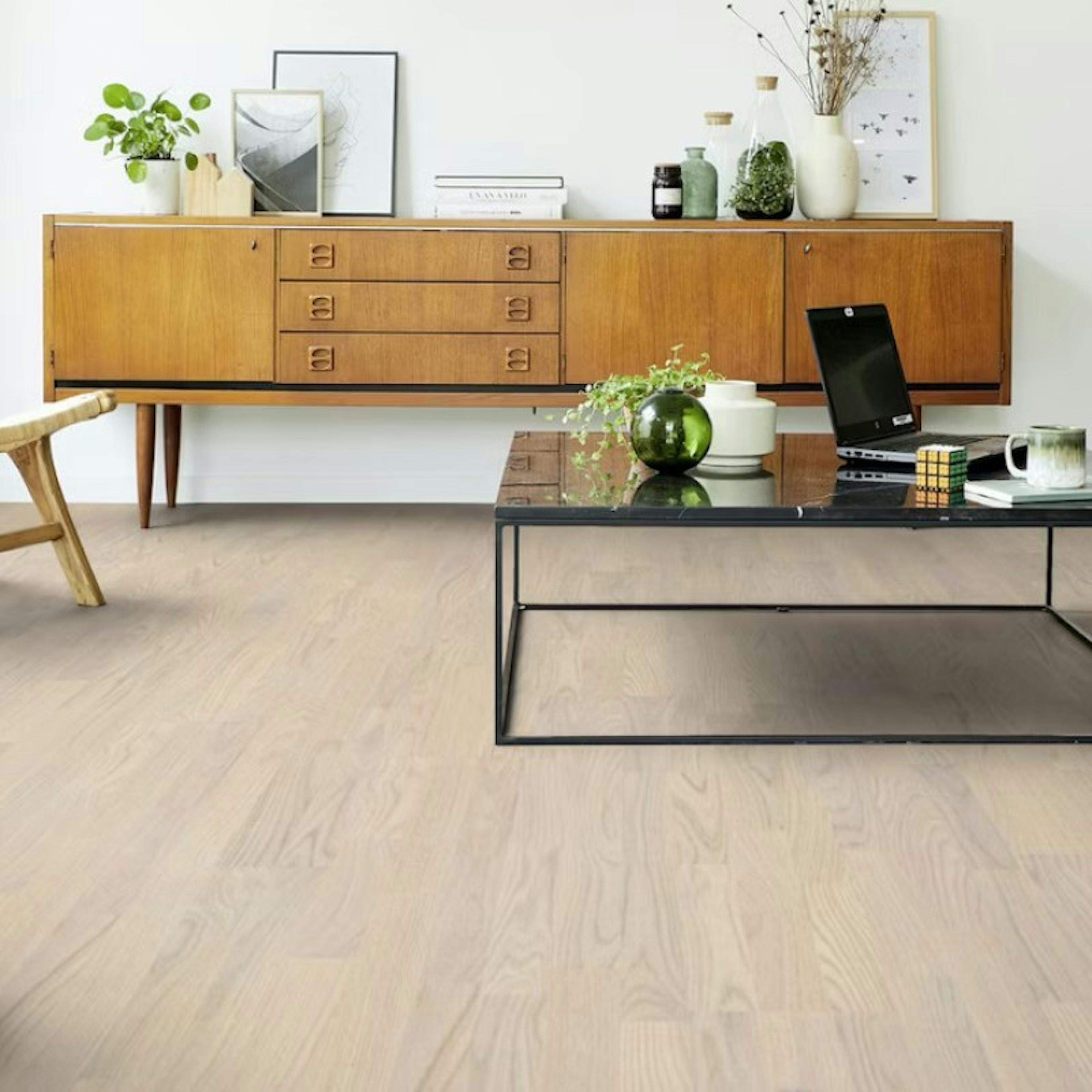 Trägolv Tarkett Shade Oak Northern White Ek, Mattlackat 3-Stavs Parkettgolv