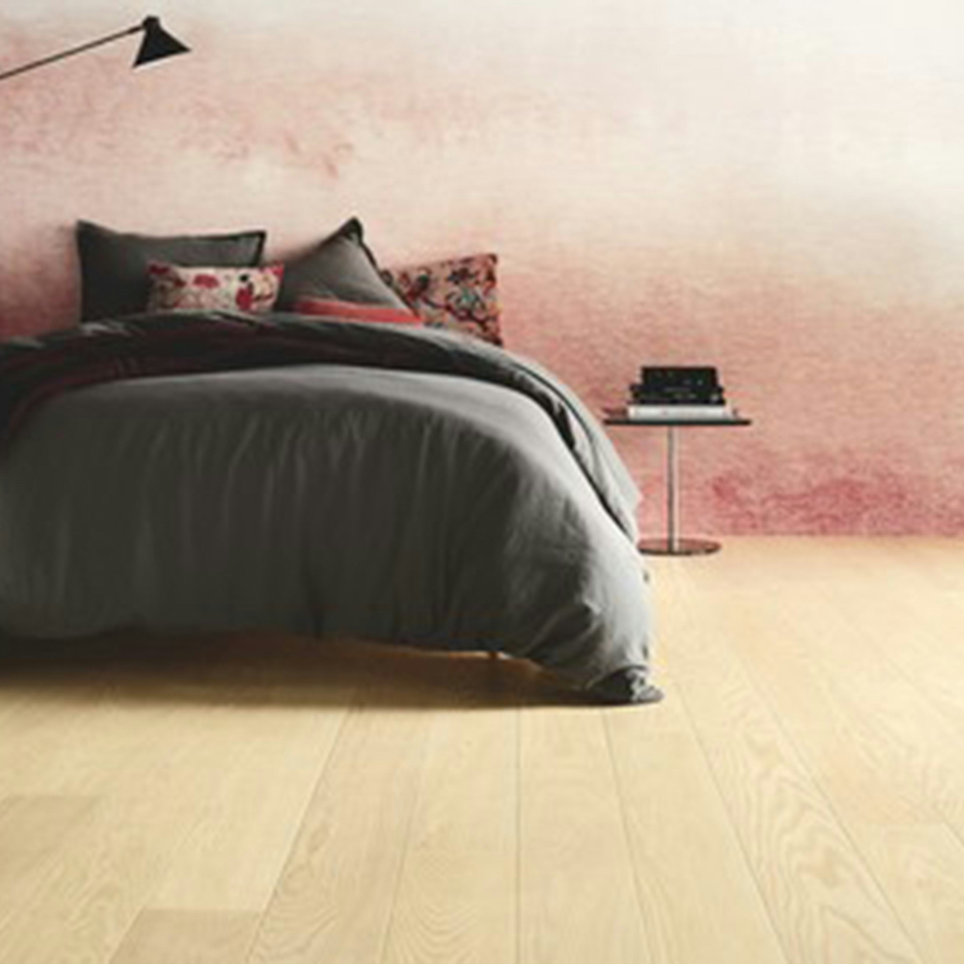 Tarkett Parkettgolv Shade Ask Linen White Plank