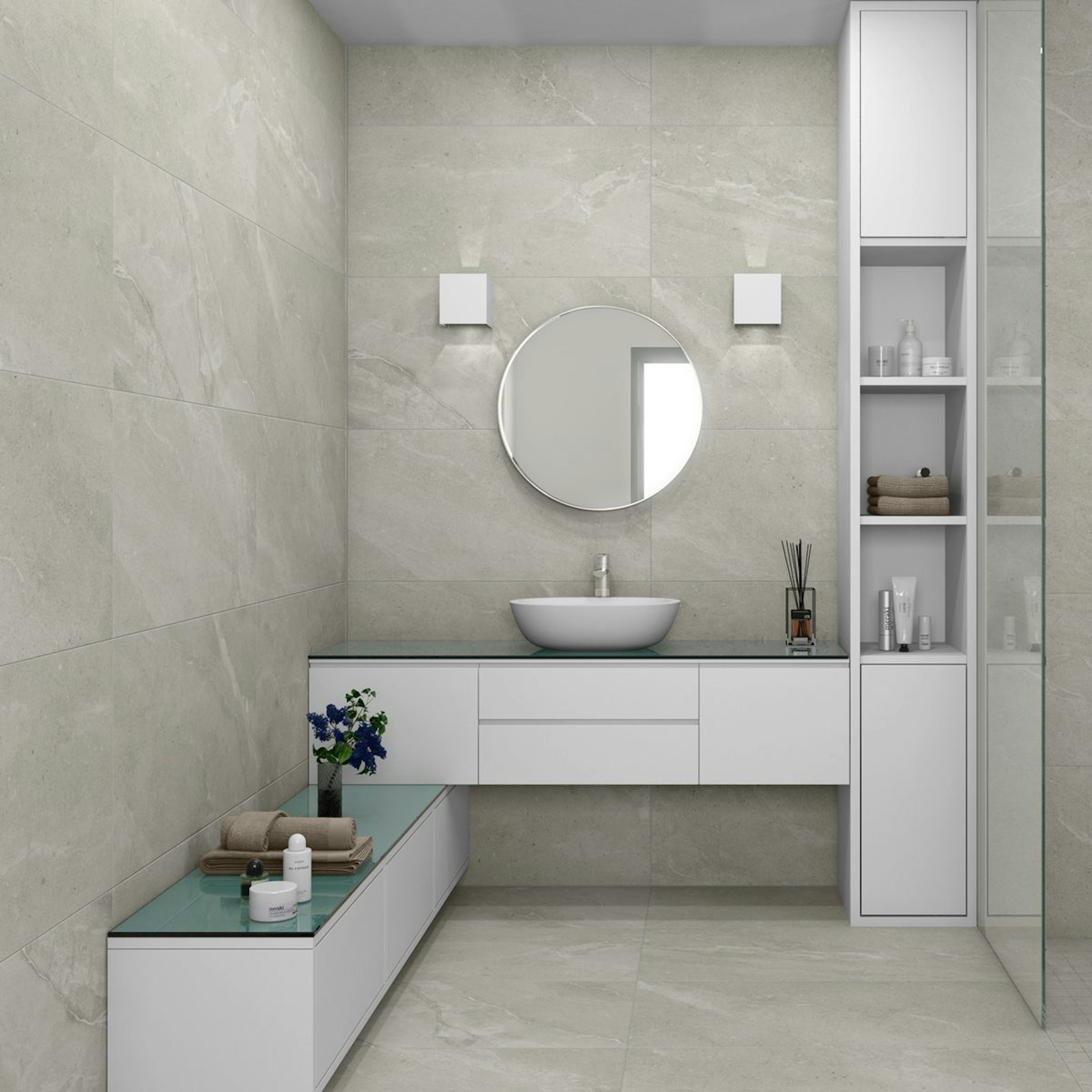 Klinker Ölandskalksten Varm Grå Matt 60x60 cm