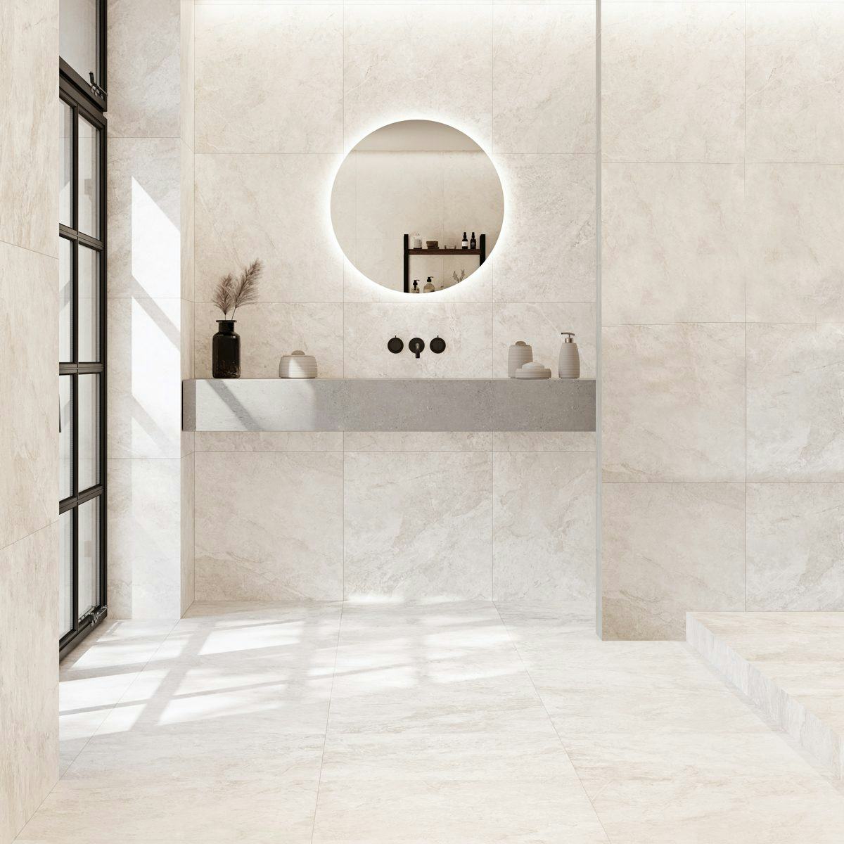 Klinker Marais Bone Marmor Matt 60x60 cm