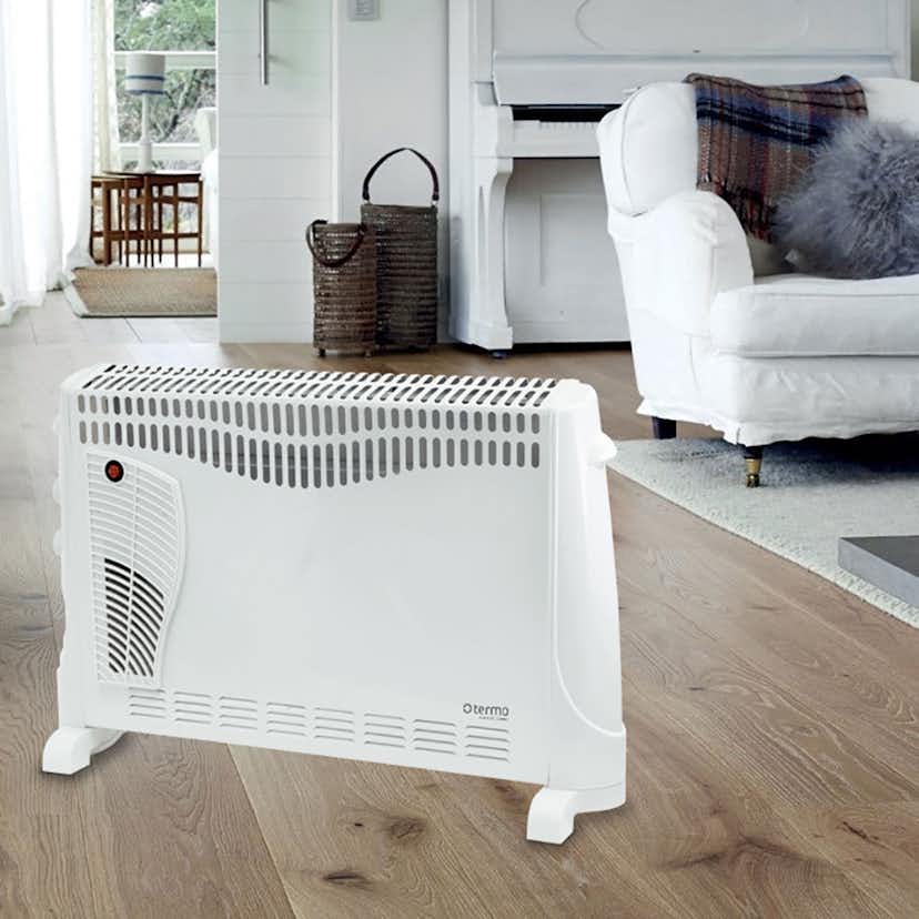 Konvektorelement Termo STEEL 2000 W med Turbofläkt